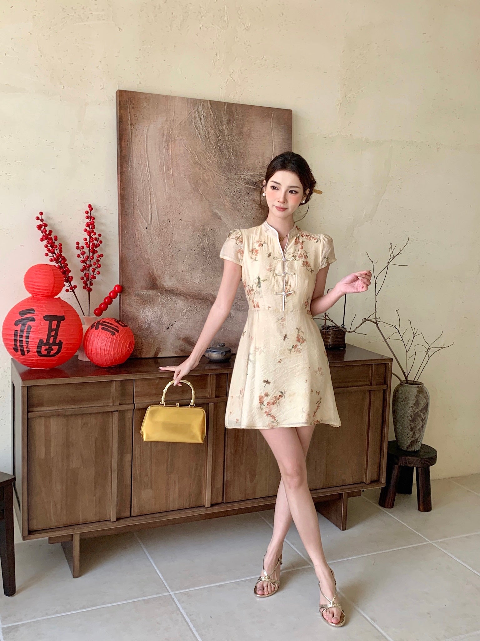 Hua Miao Cheongsam Dress