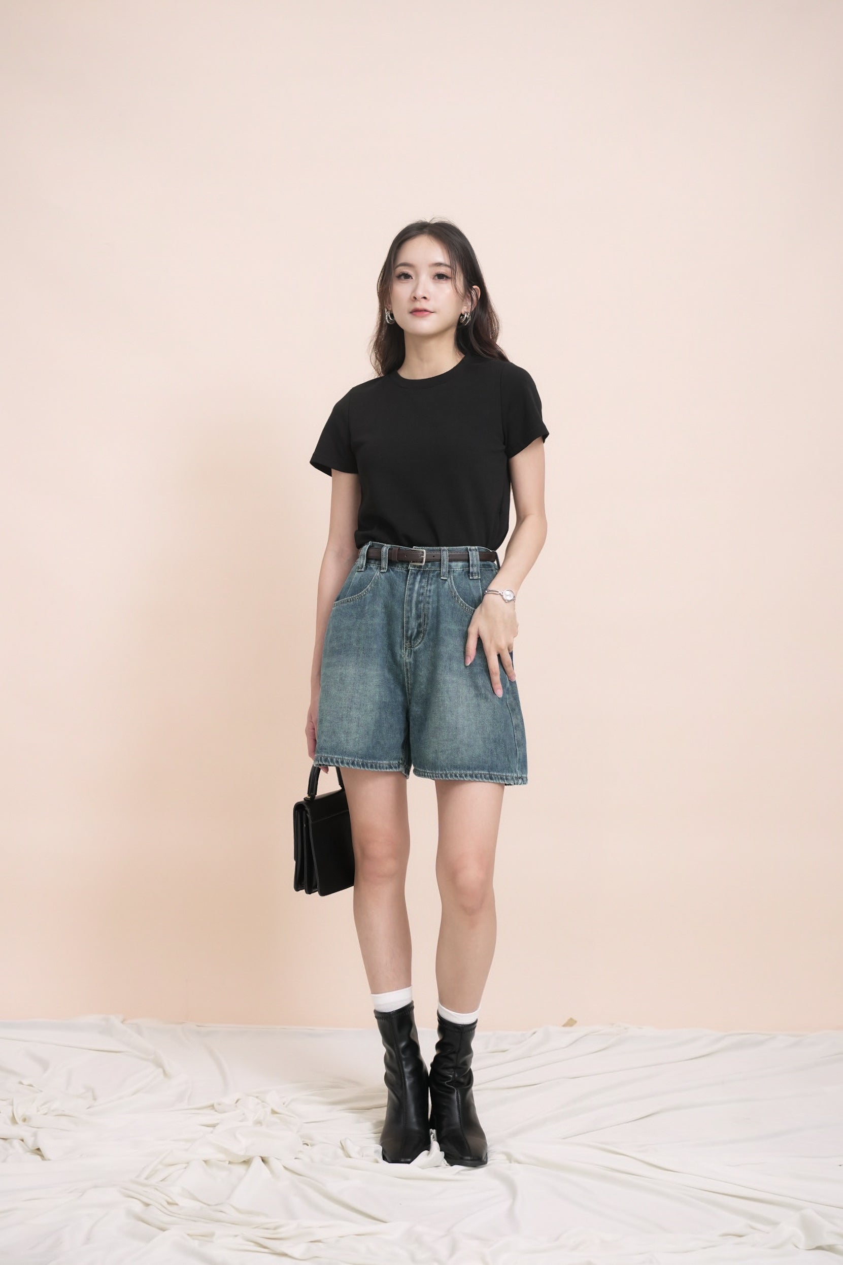 Bree Denim Shorts (Defect)