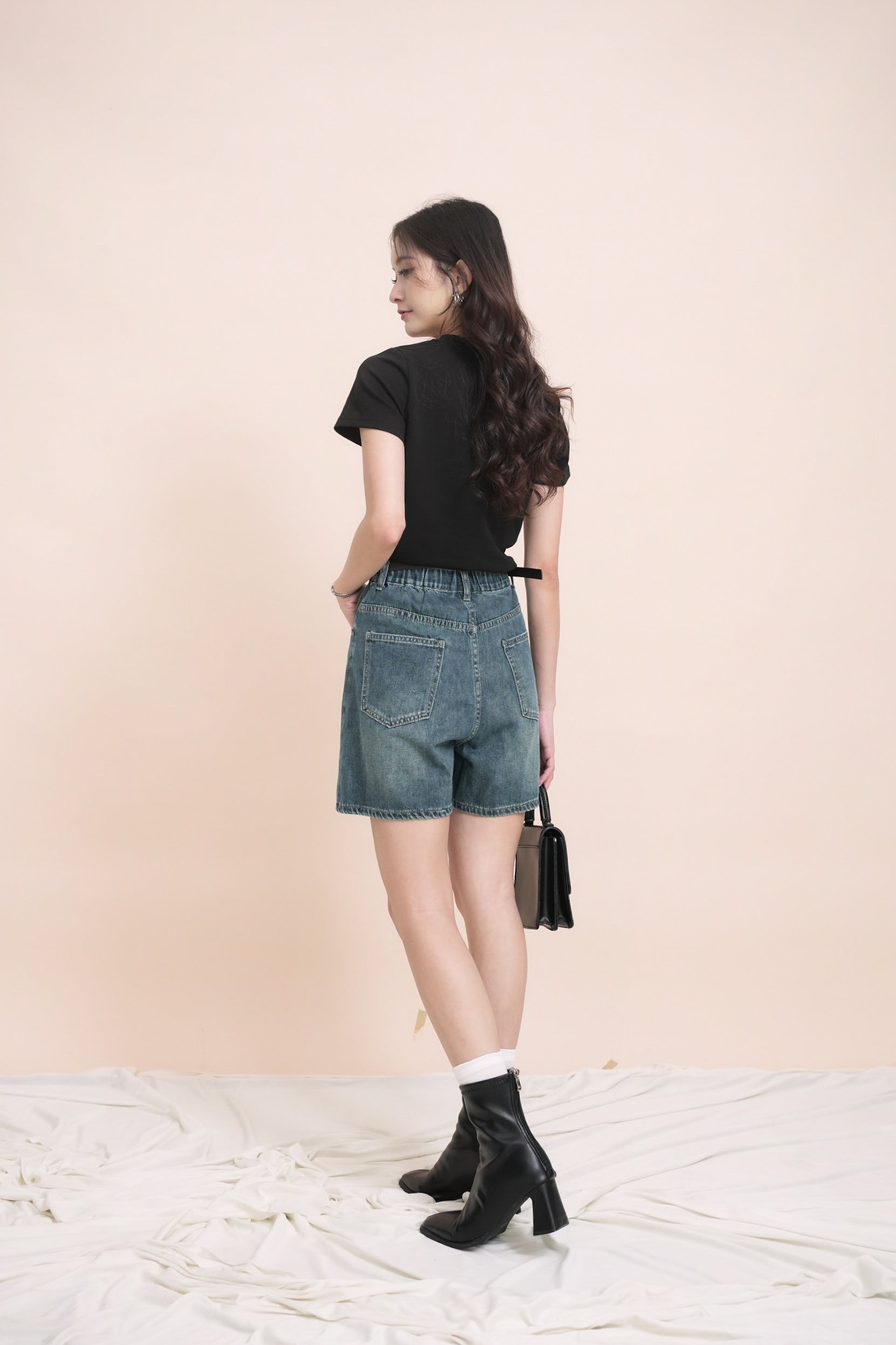 Bree Denim Shorts (Defect)