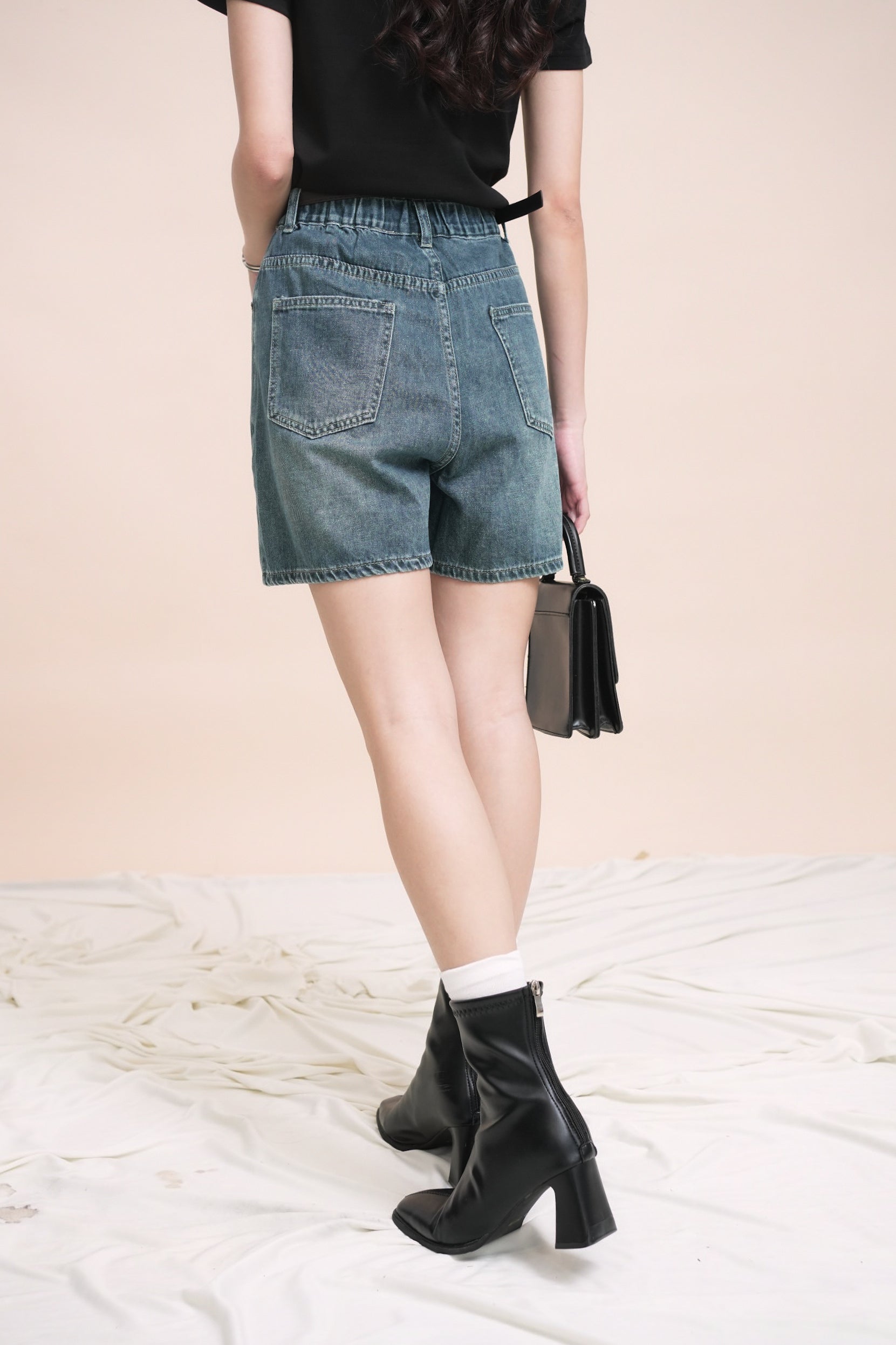 Bree Denim Shorts (Defect)