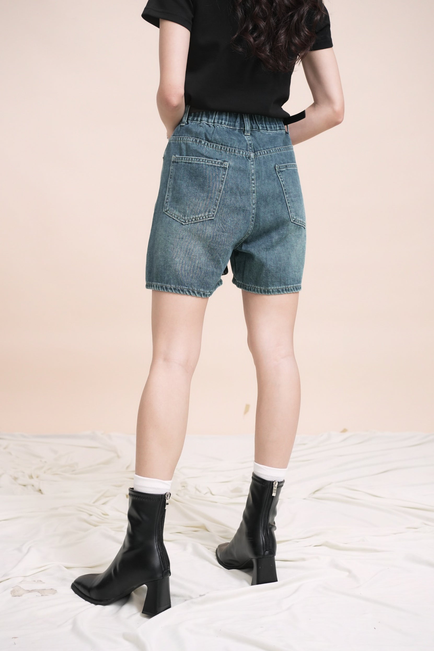 Bree Denim Shorts (Defect)