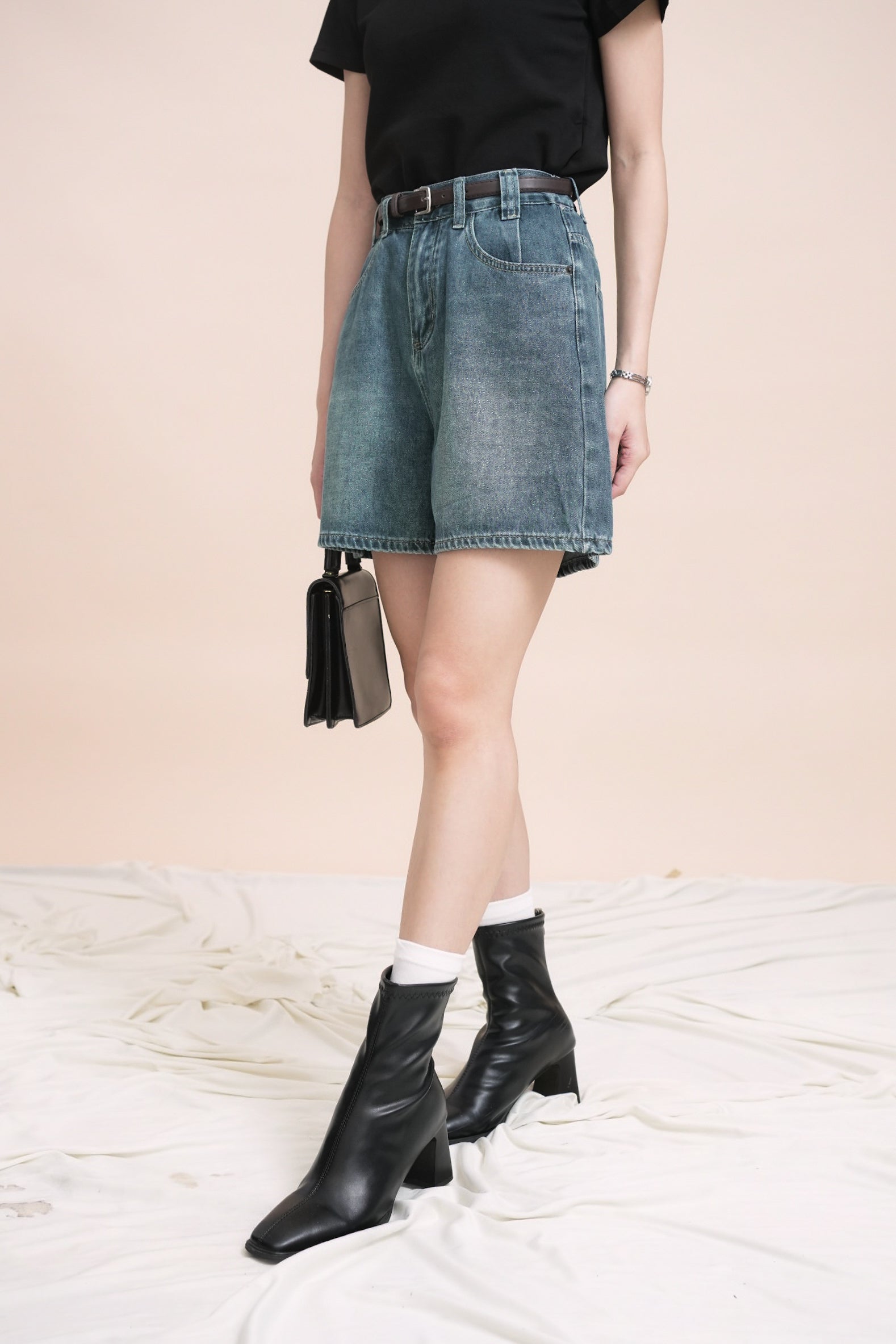 Bree Denim Shorts (Defect)