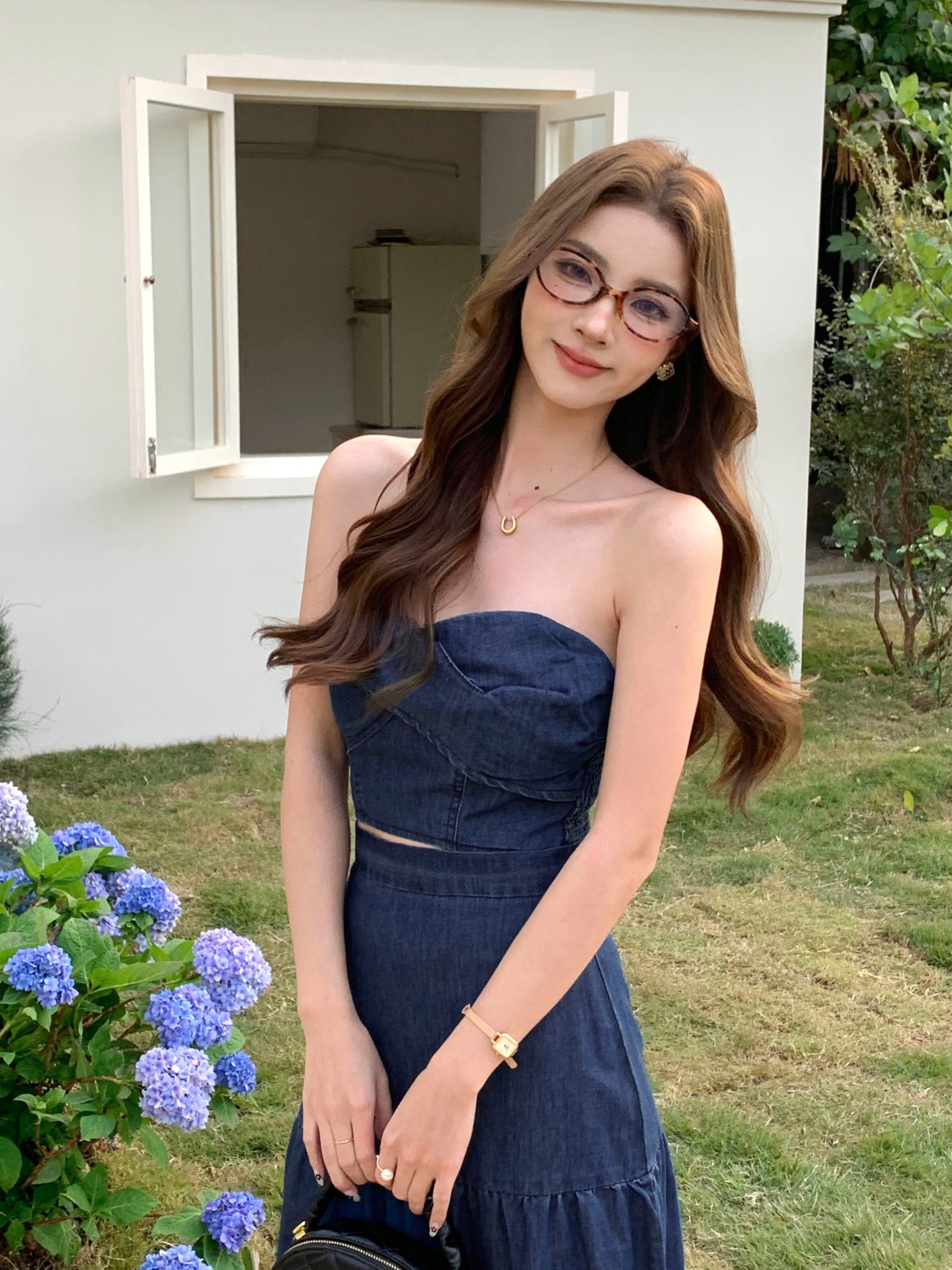 Orivelle Denim Top