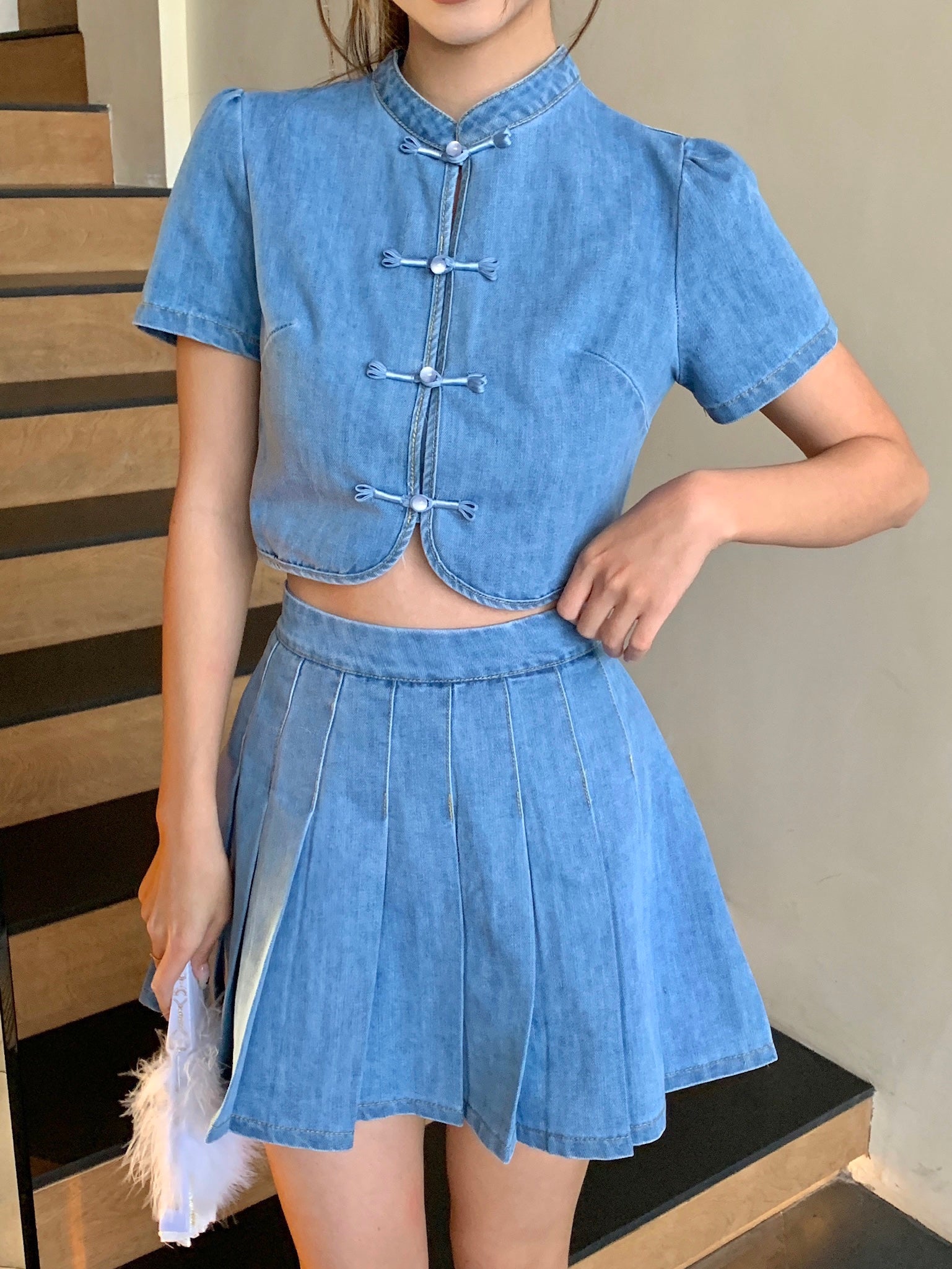 Lani Denim Top