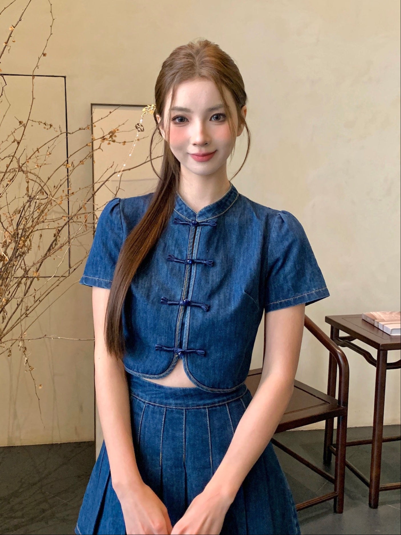 Lani Denim Top