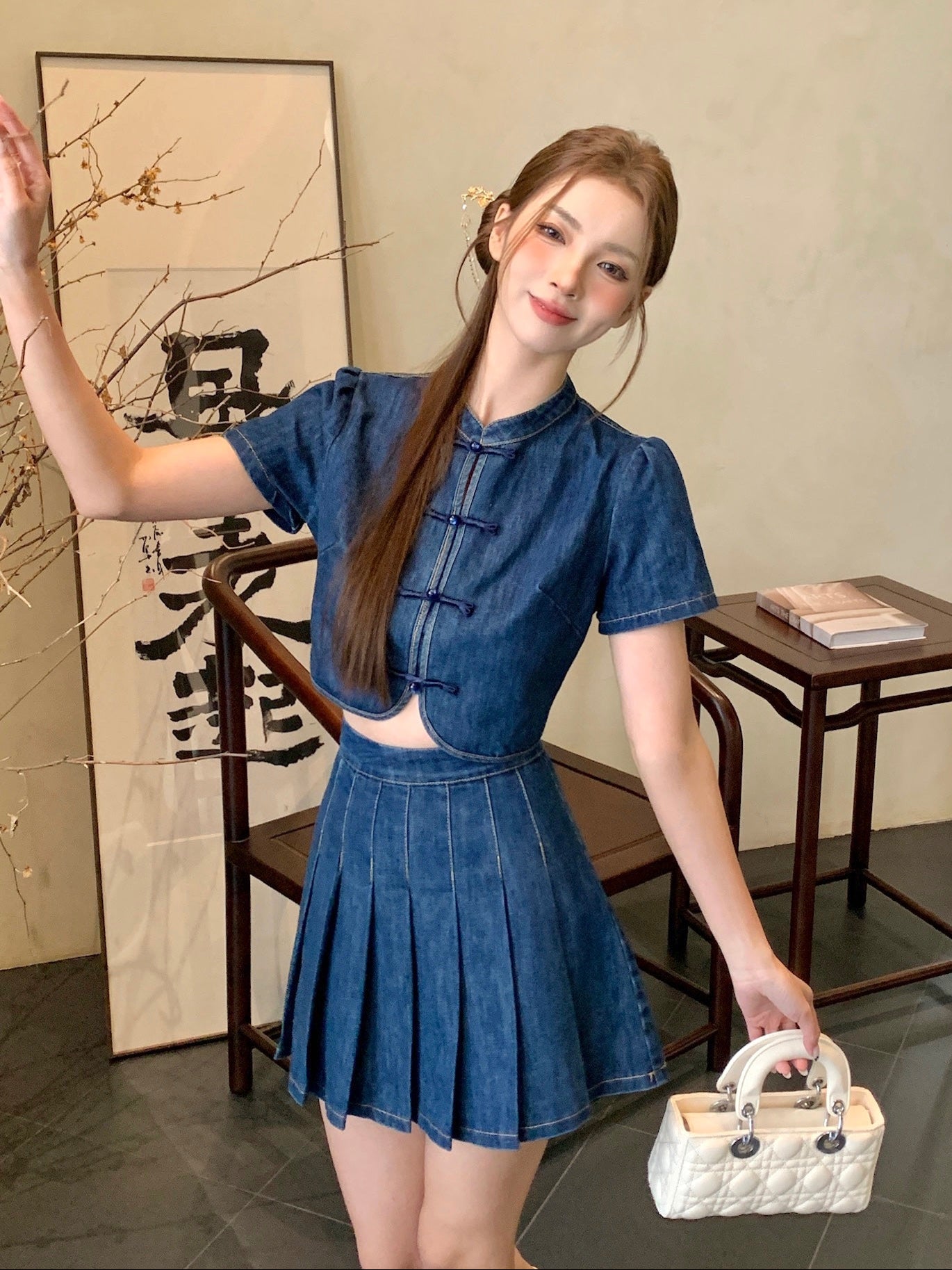Lani Denim Top