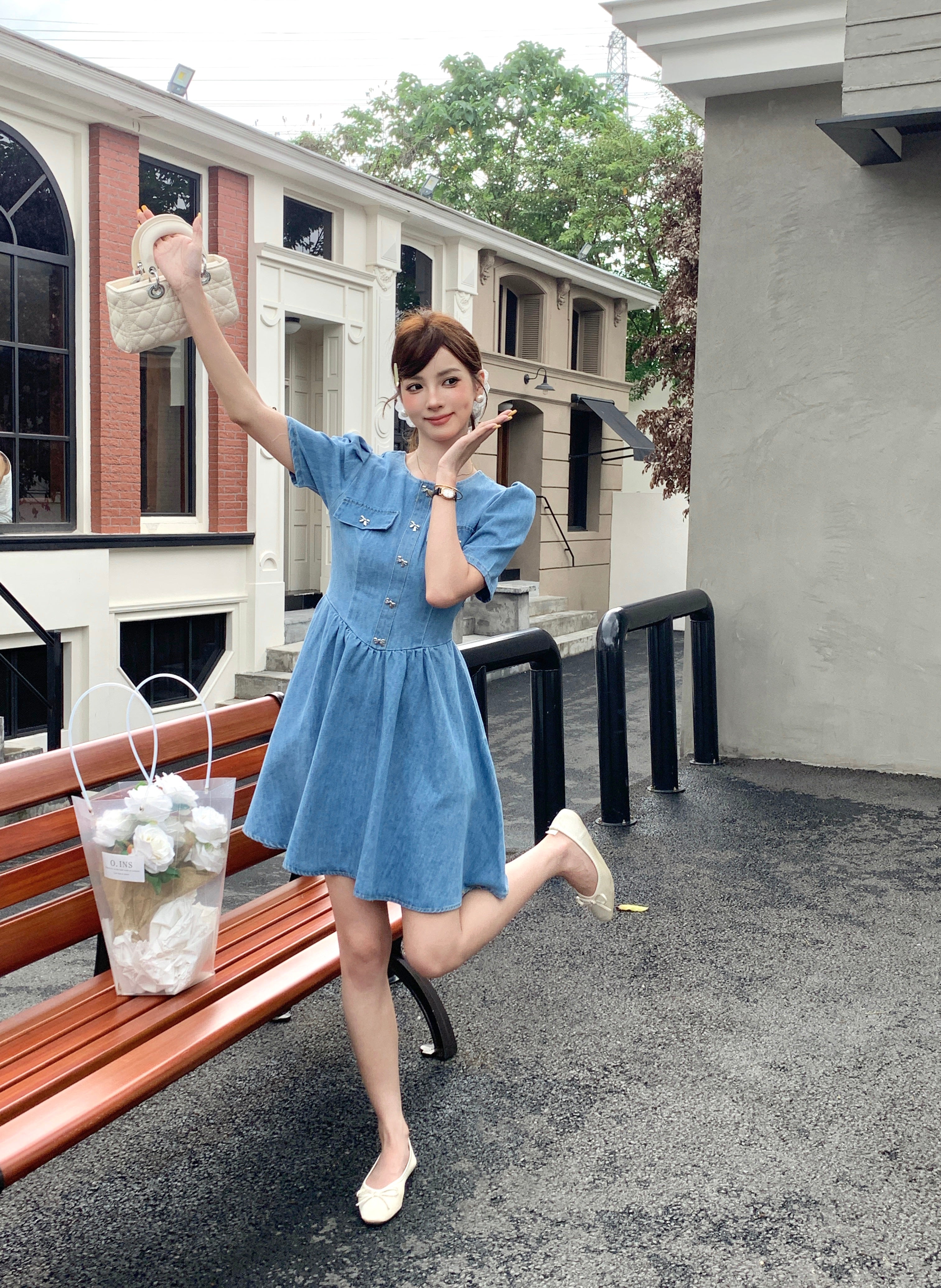 Candace Denim Dress