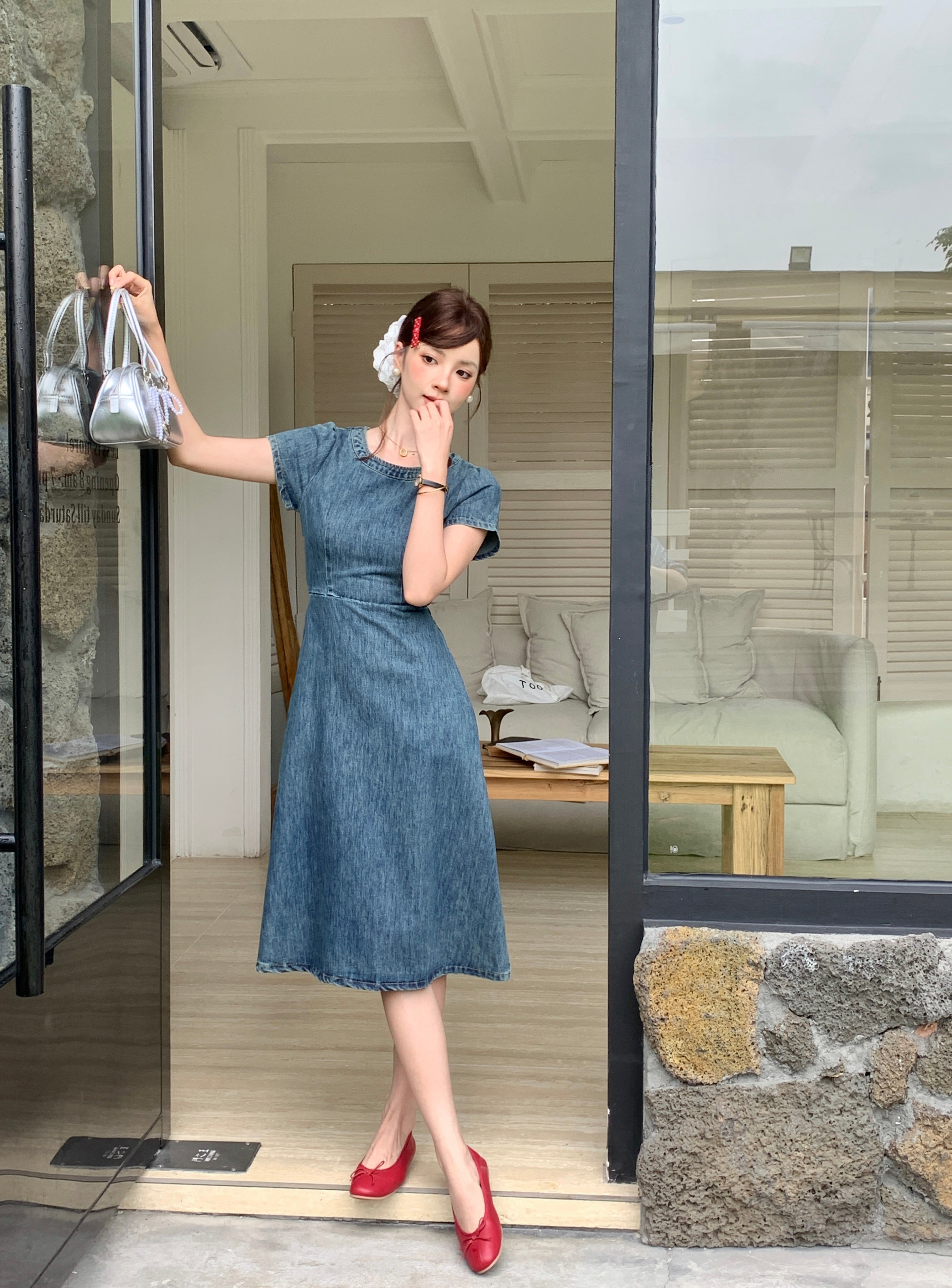 Sigewinne Denim Dress