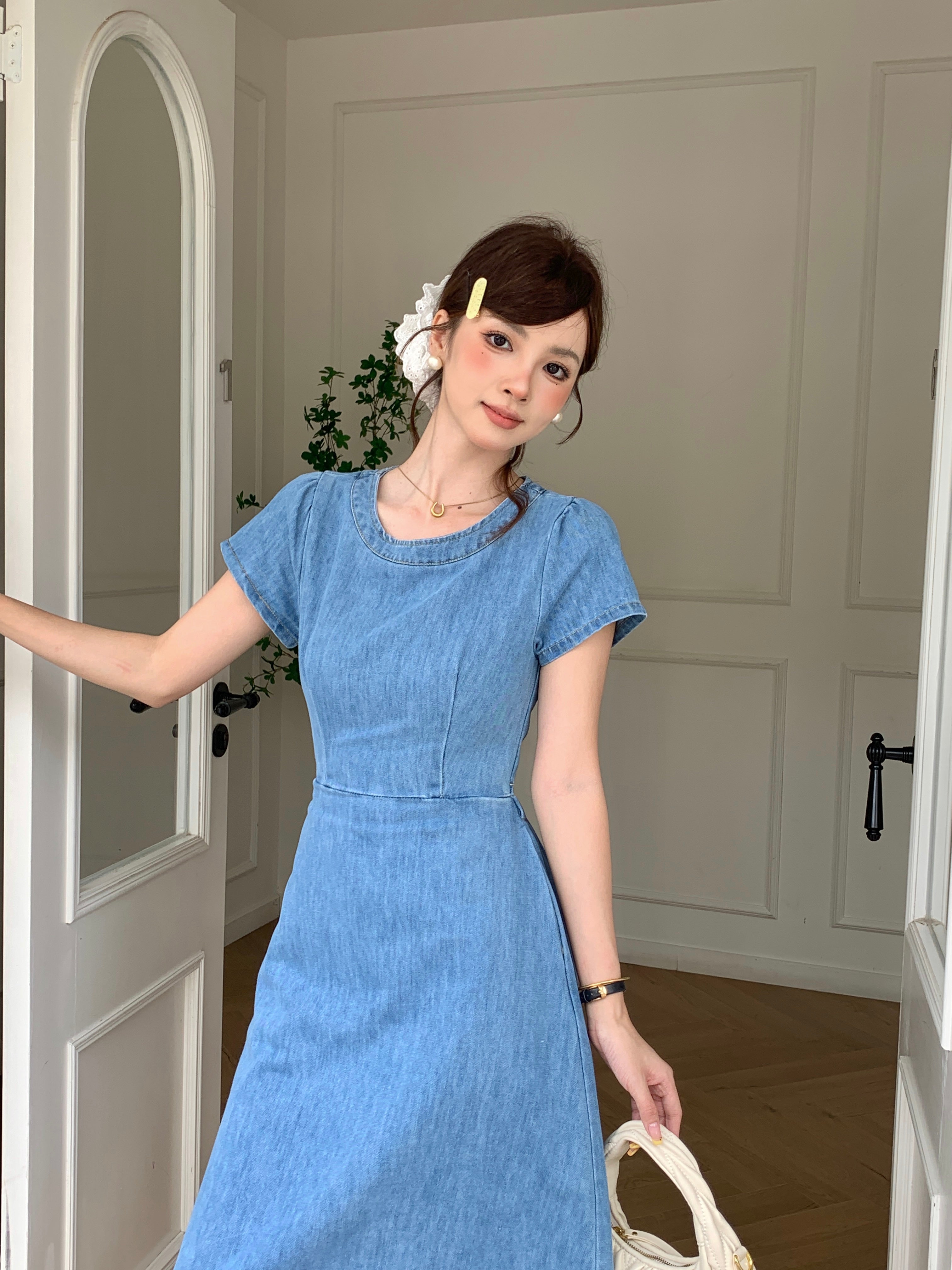 Sigewinne Denim Dress