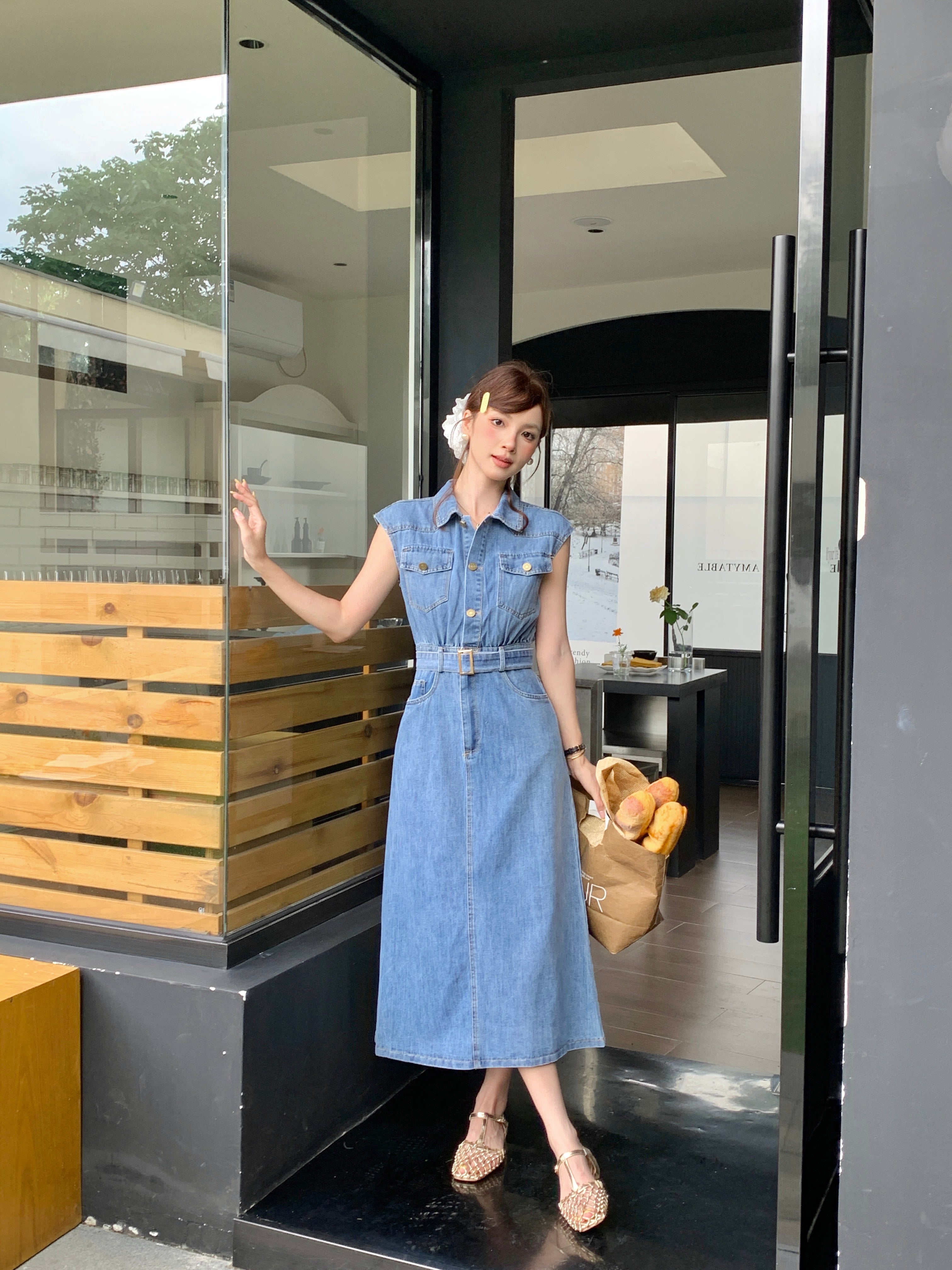 Jane Denim Dress