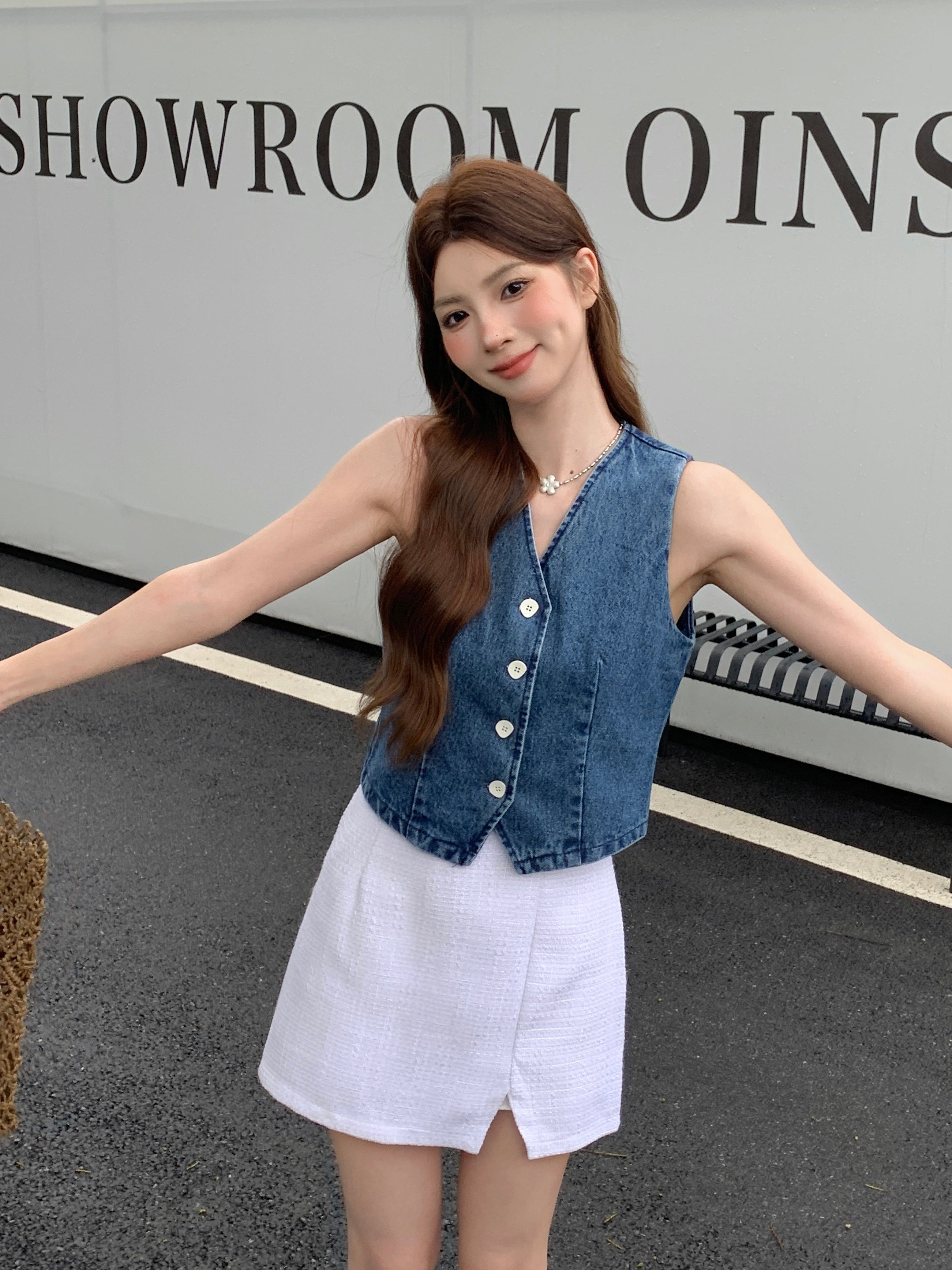 Xilonen Denim Vest