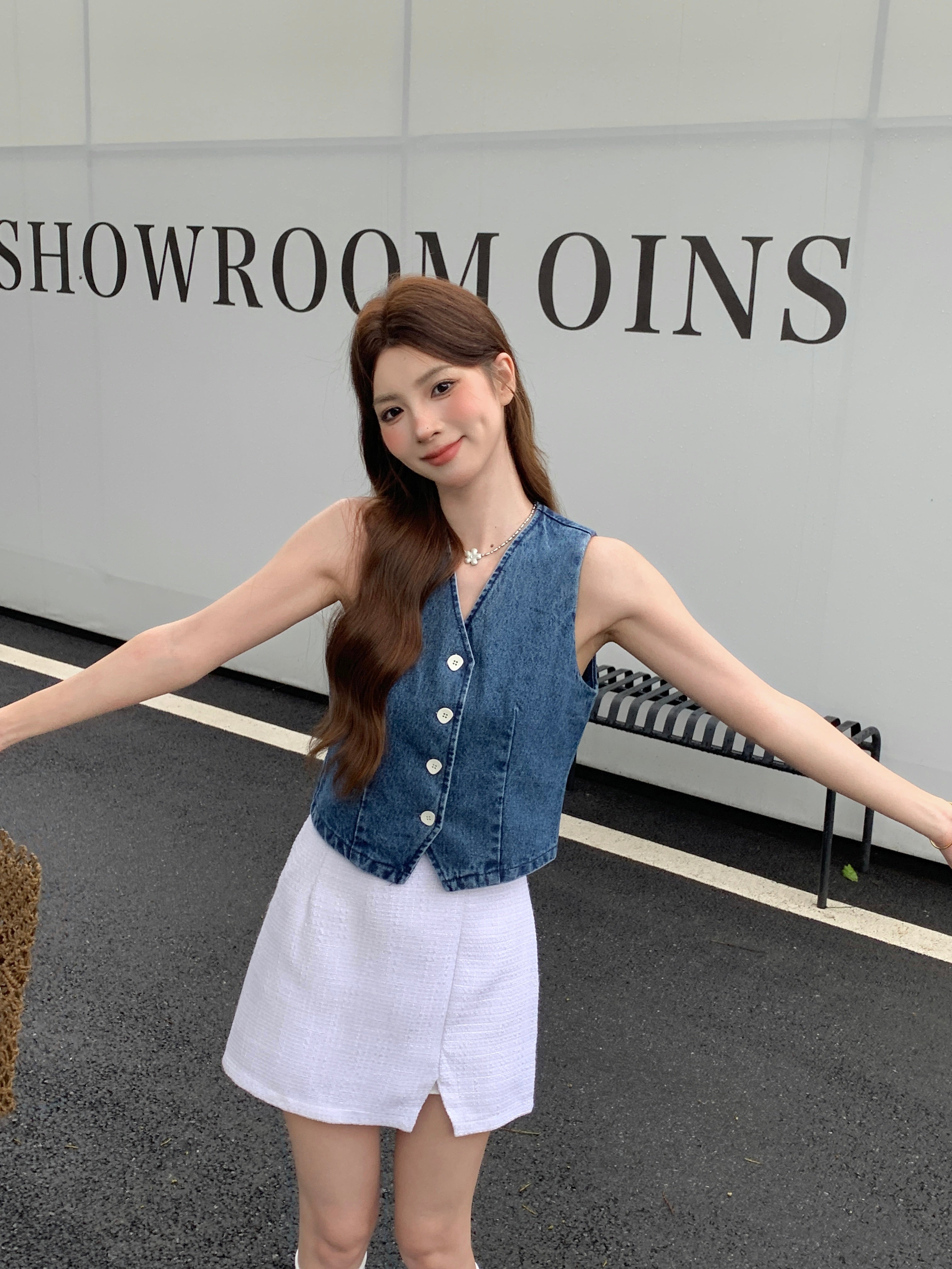 Xilonen Denim Vest