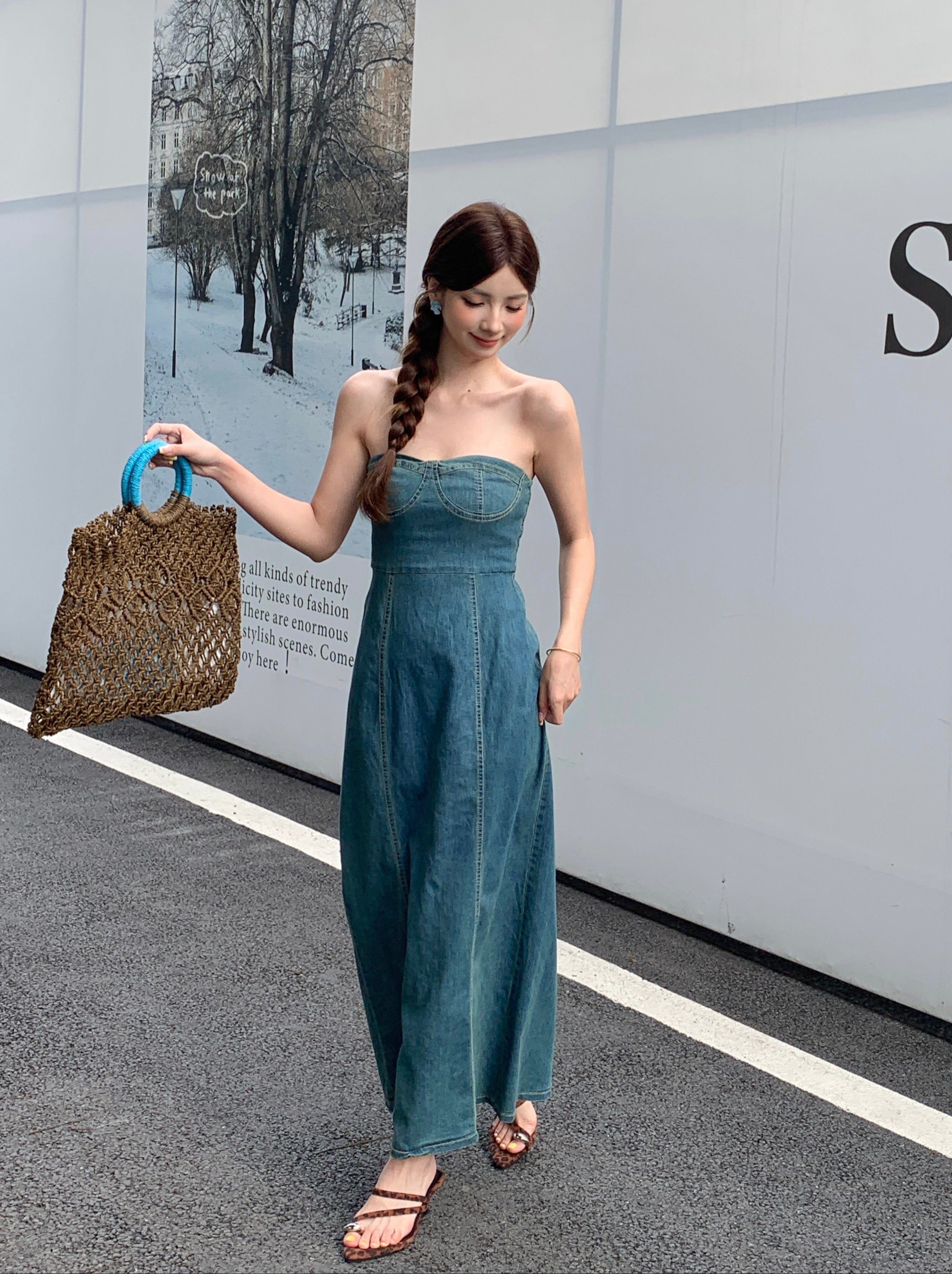 Savannah Denim Dress