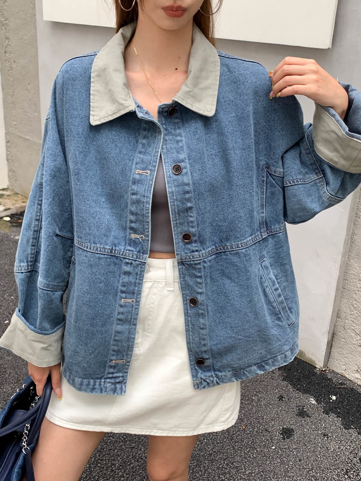 Axelle Denim Outer