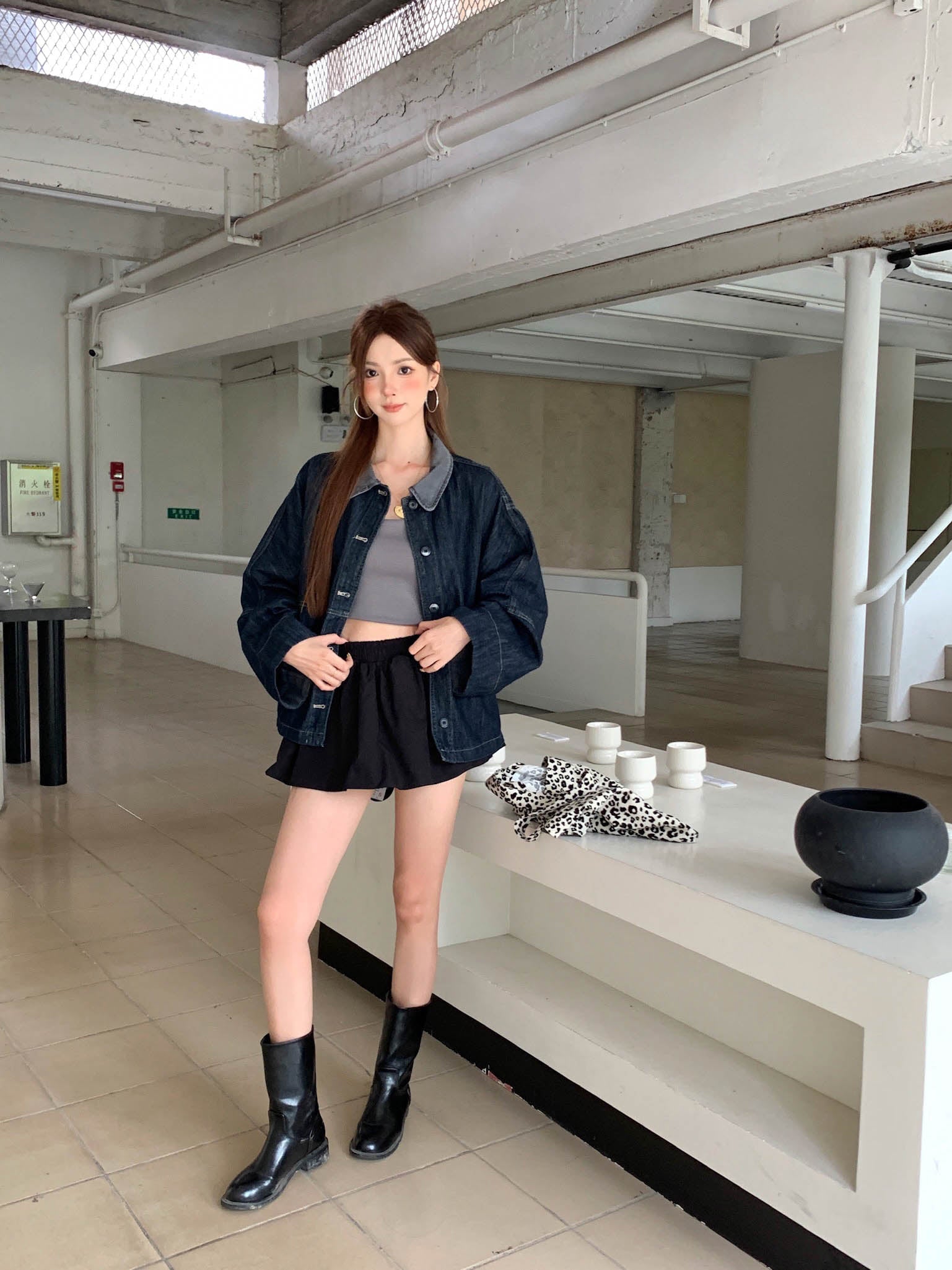 Axelle Denim Outer