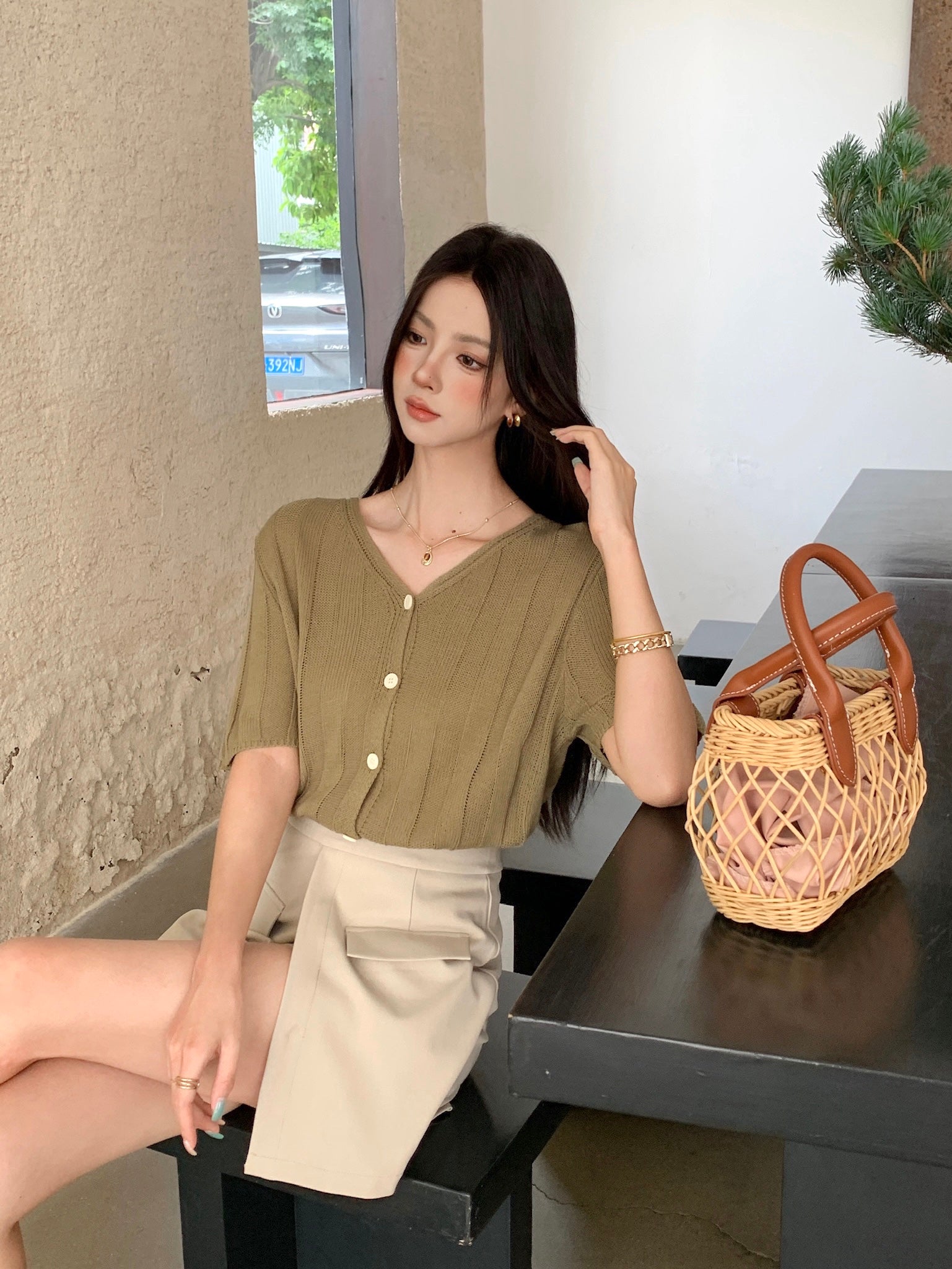 Lucienne Knitted Top