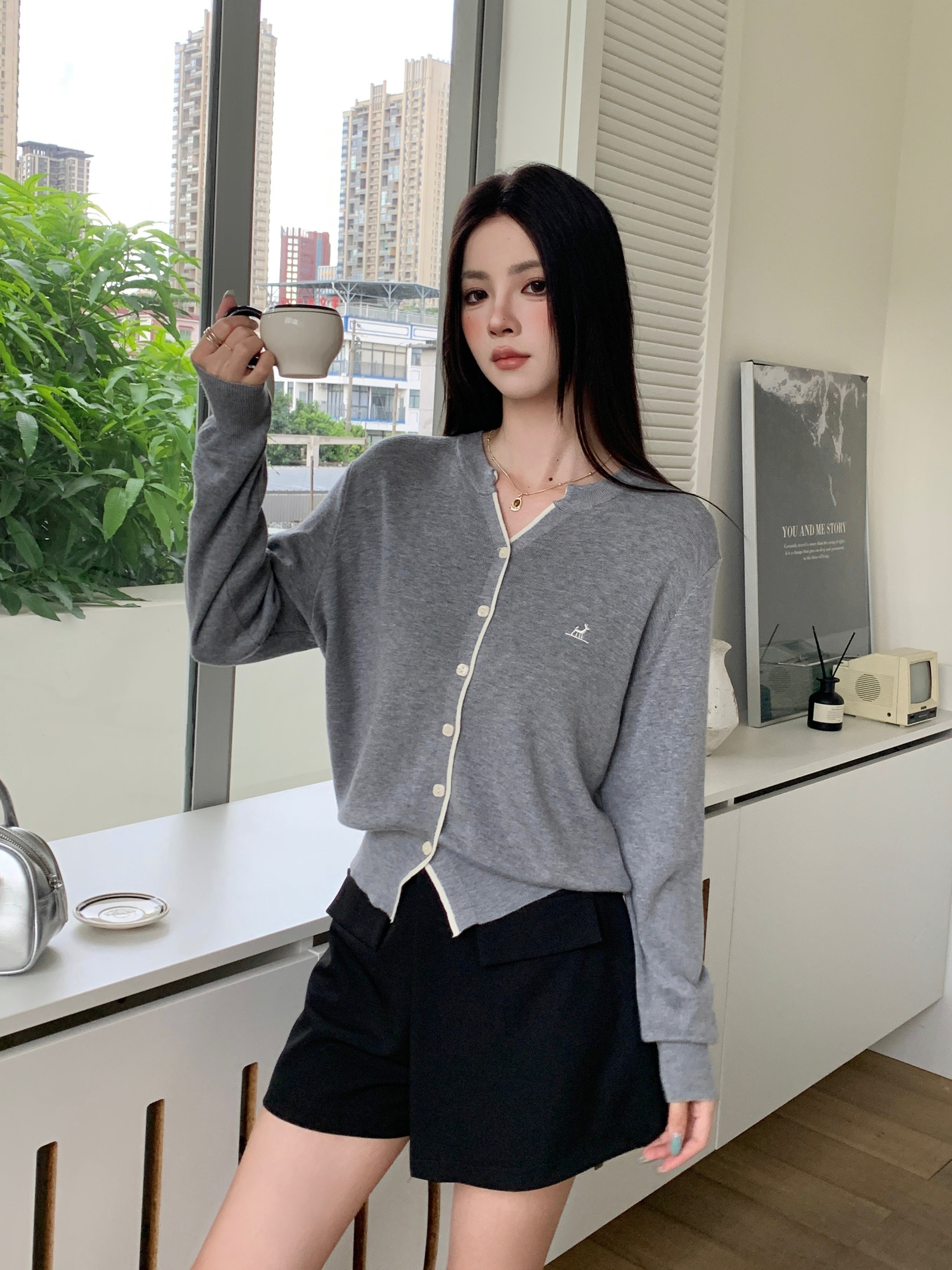 Deer Cardigan