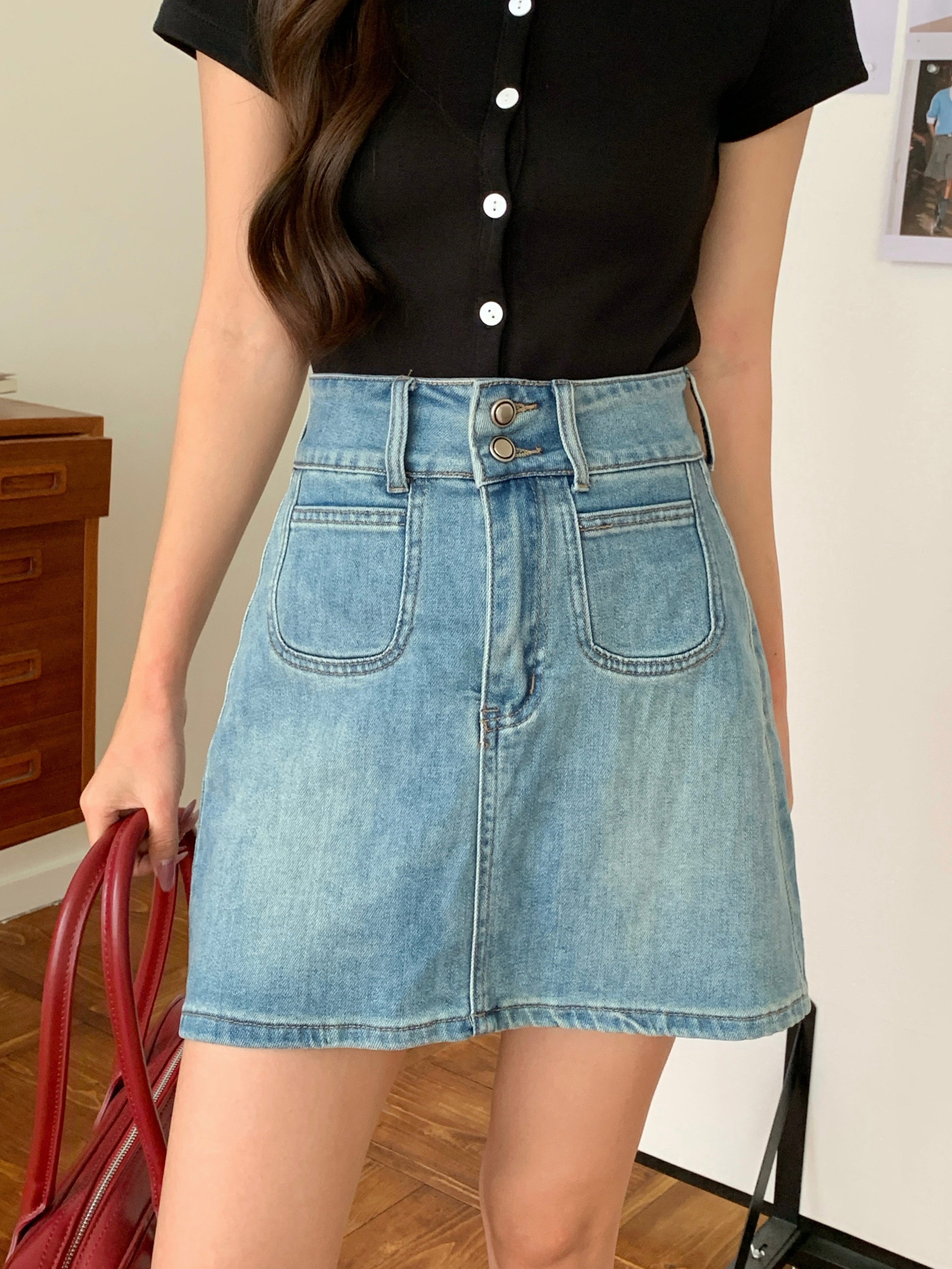 Catila Denim Skirt