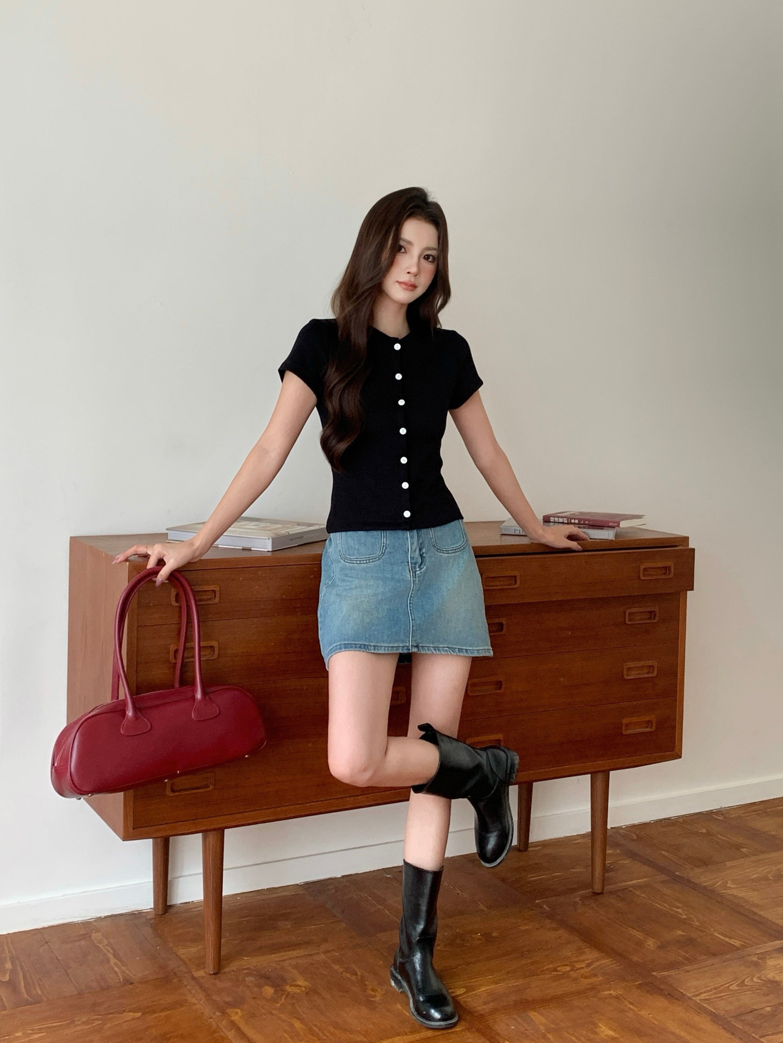 Catila Denim Skirt