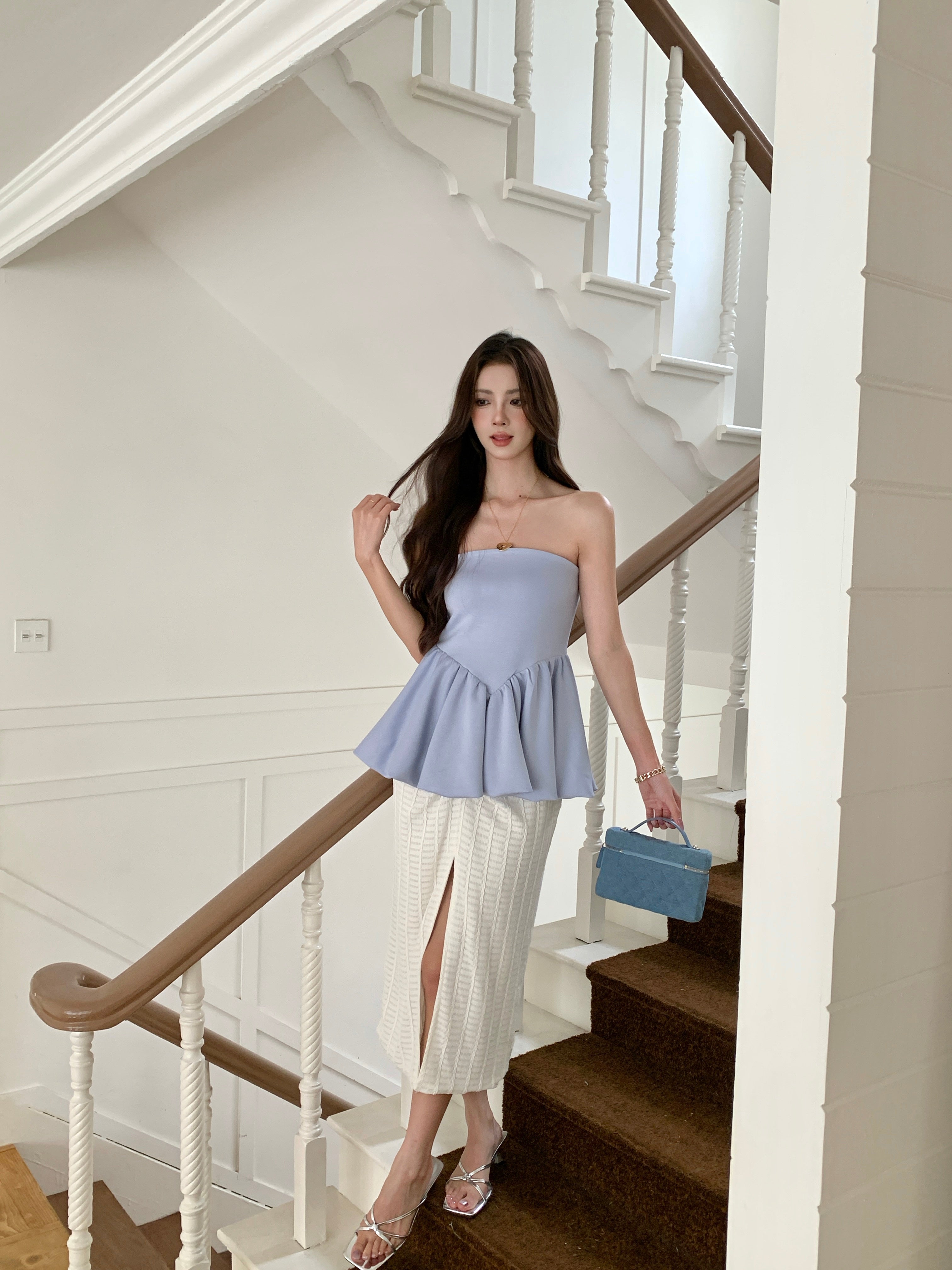 Ann Peplum Top