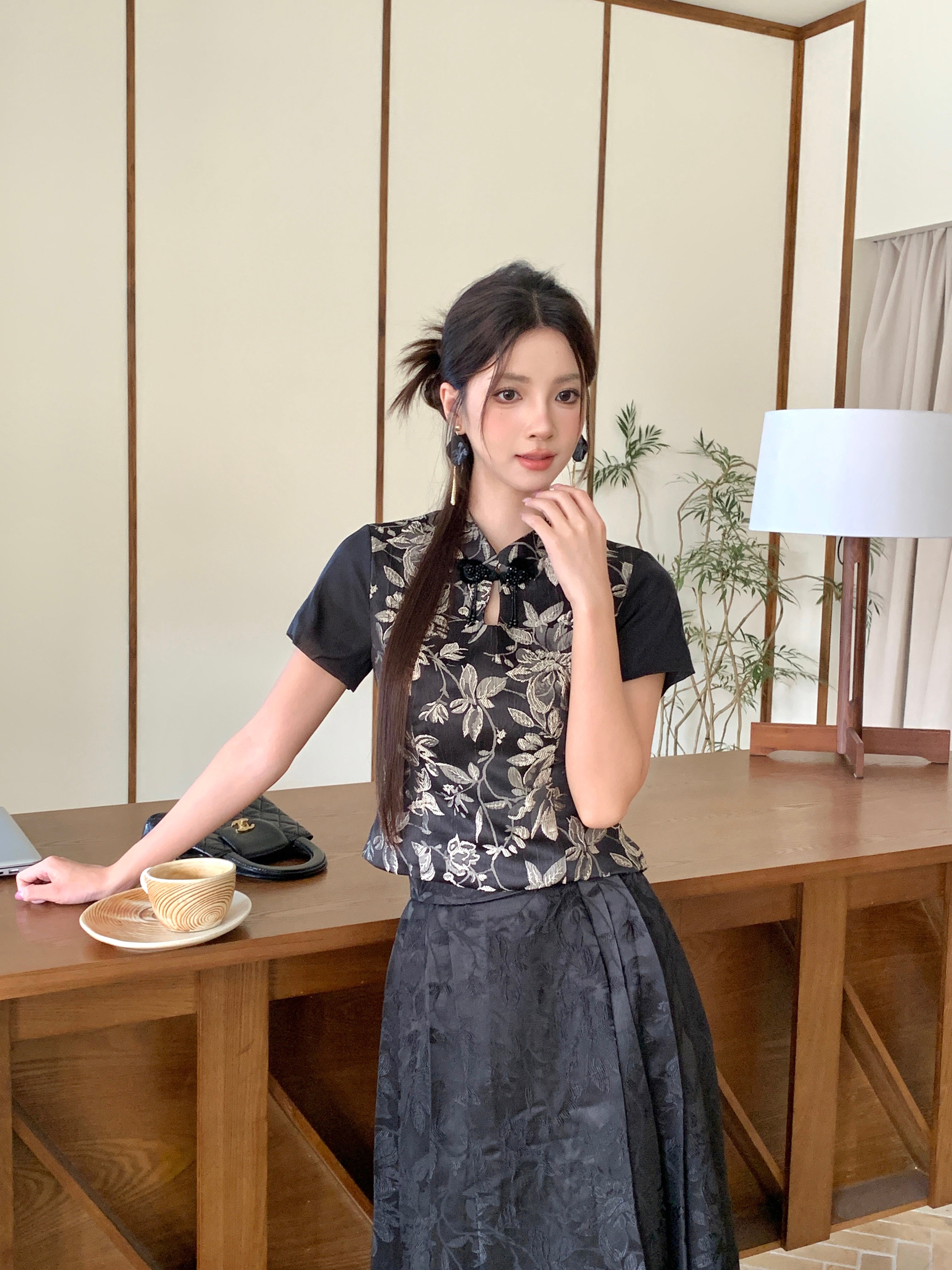 Mo Yin Cheongsam Top