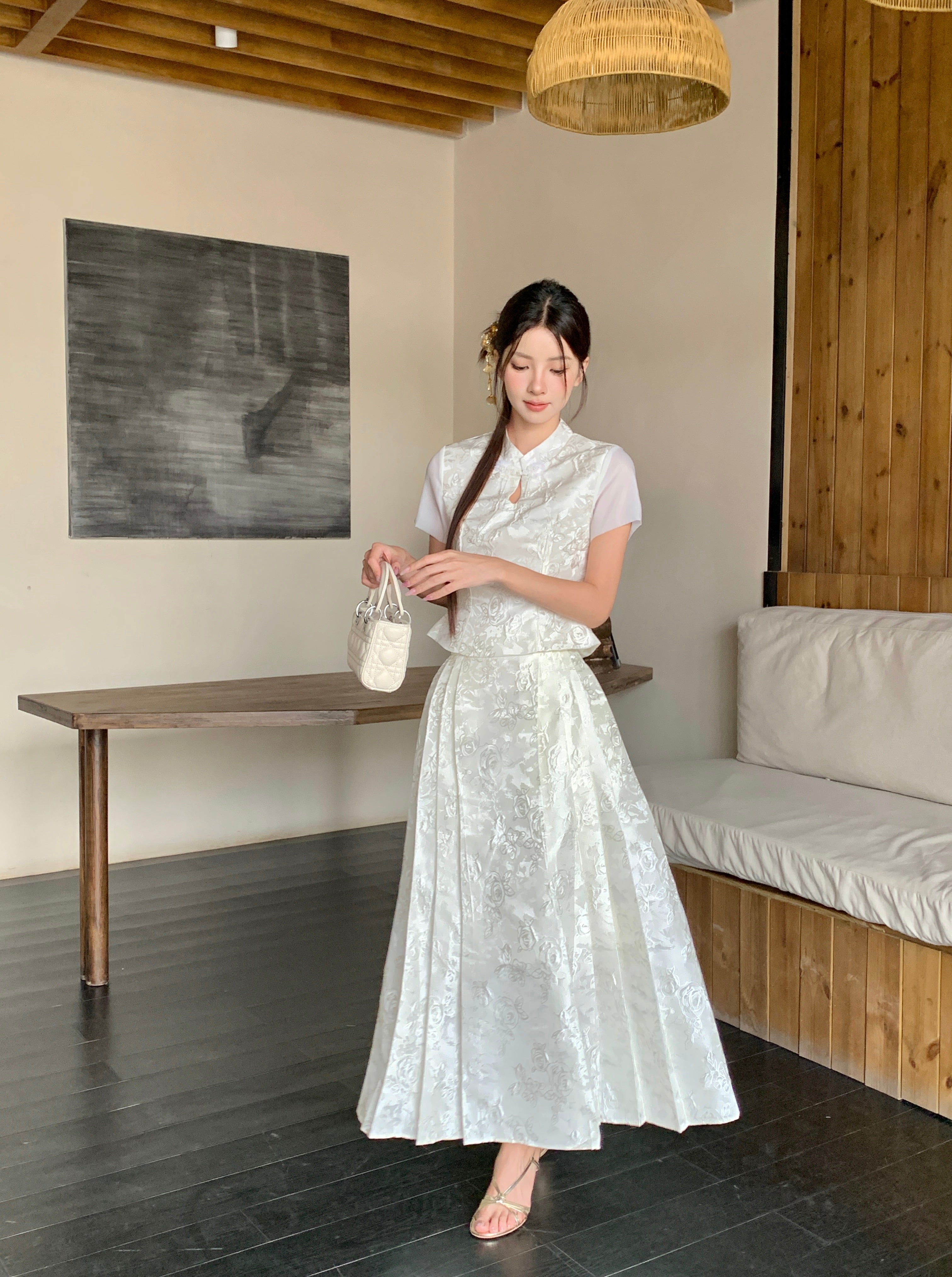 Mo Yin /Yan Lan Skirt