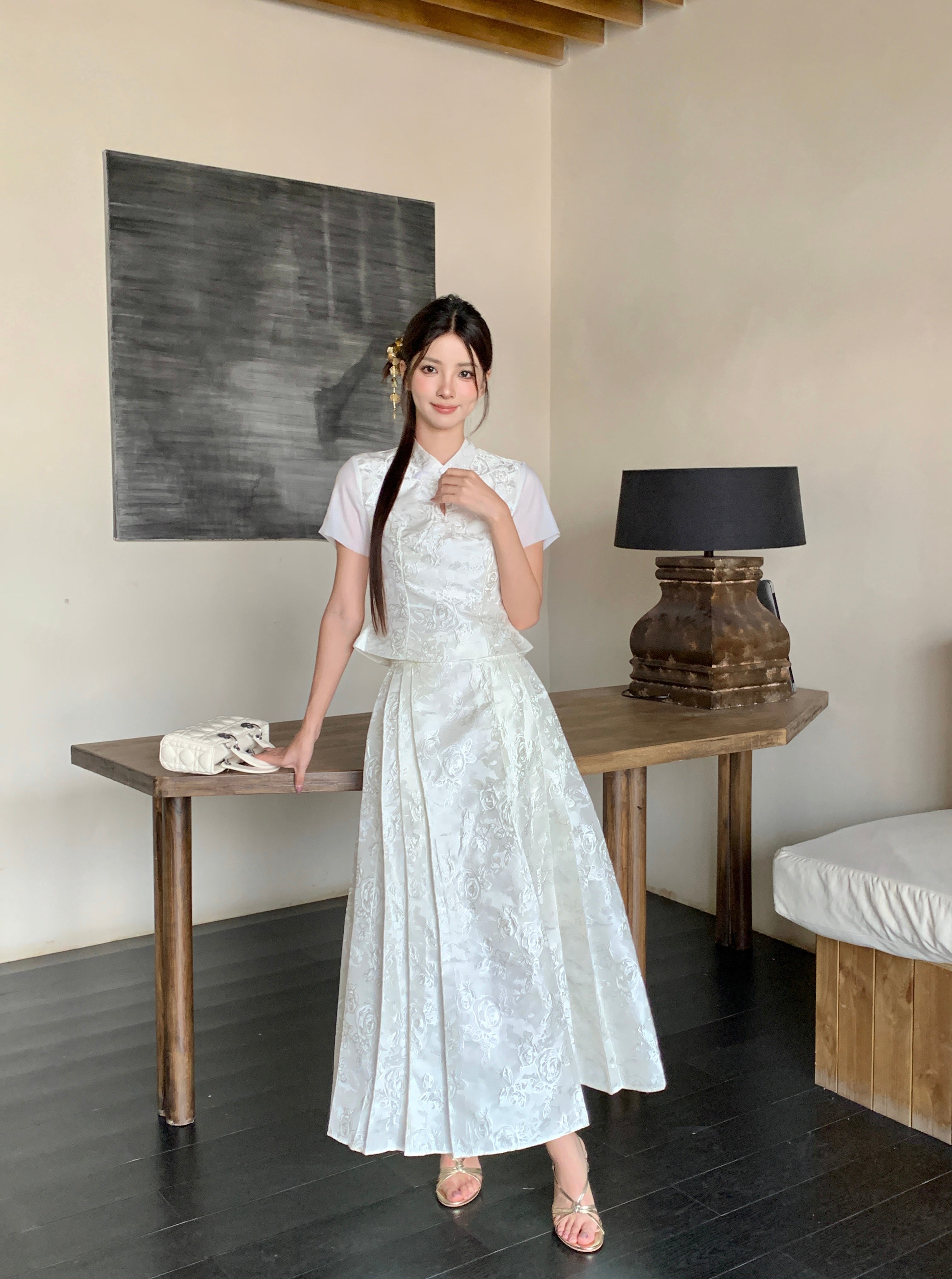 Mo Yin /Yan Lan Skirt