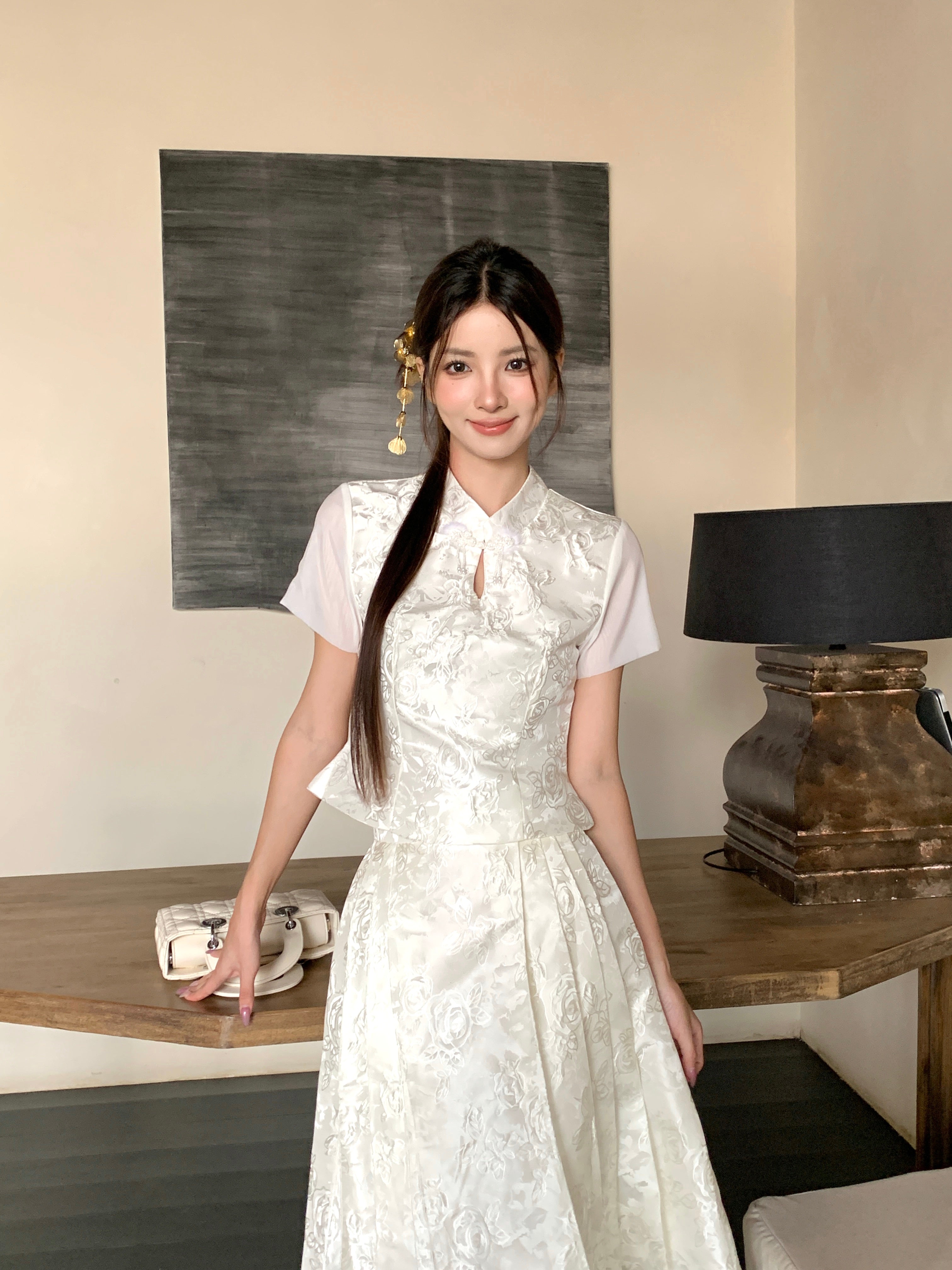 Mo Yin Cheongsam Top