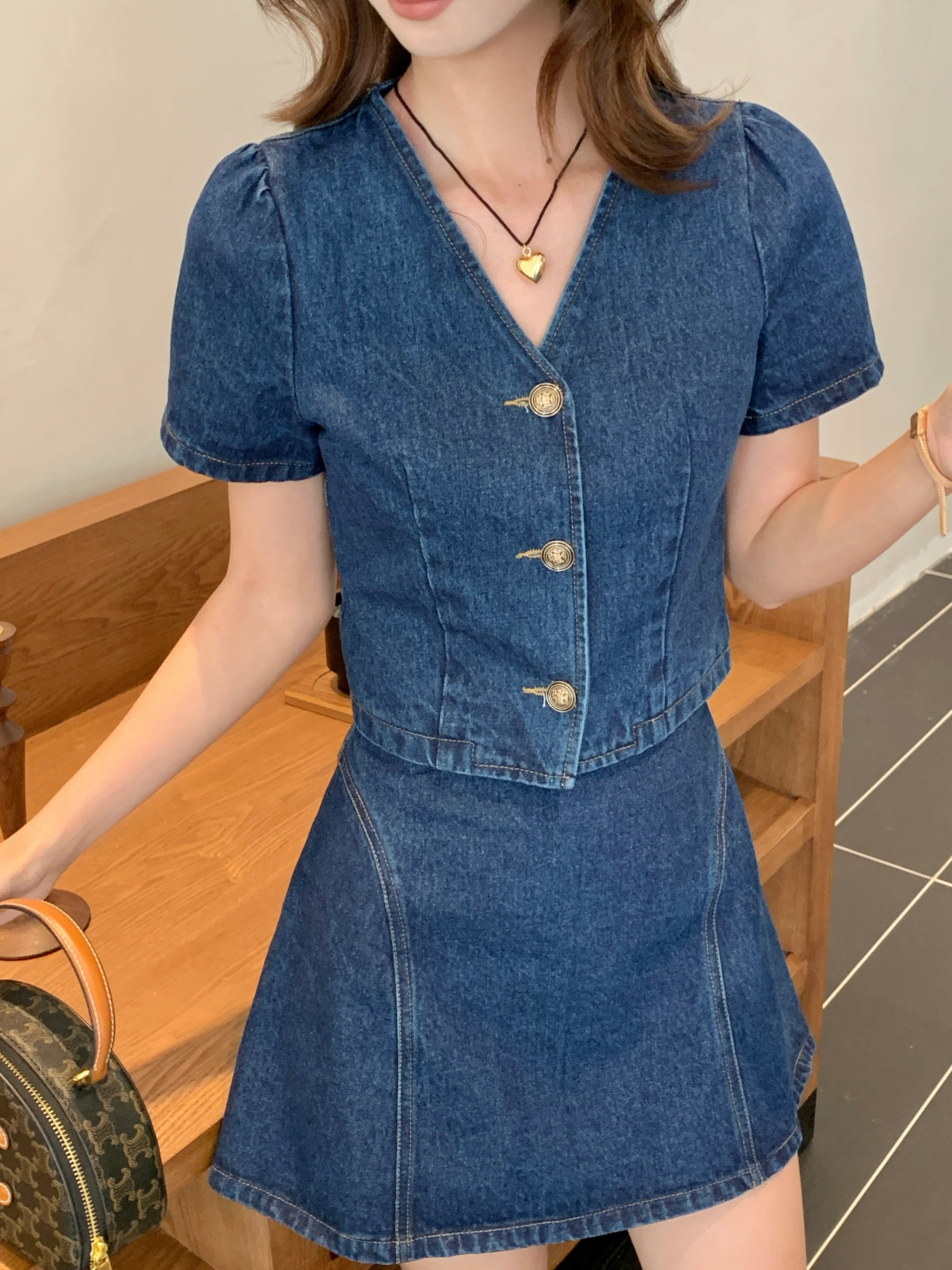 Noa Denim Top