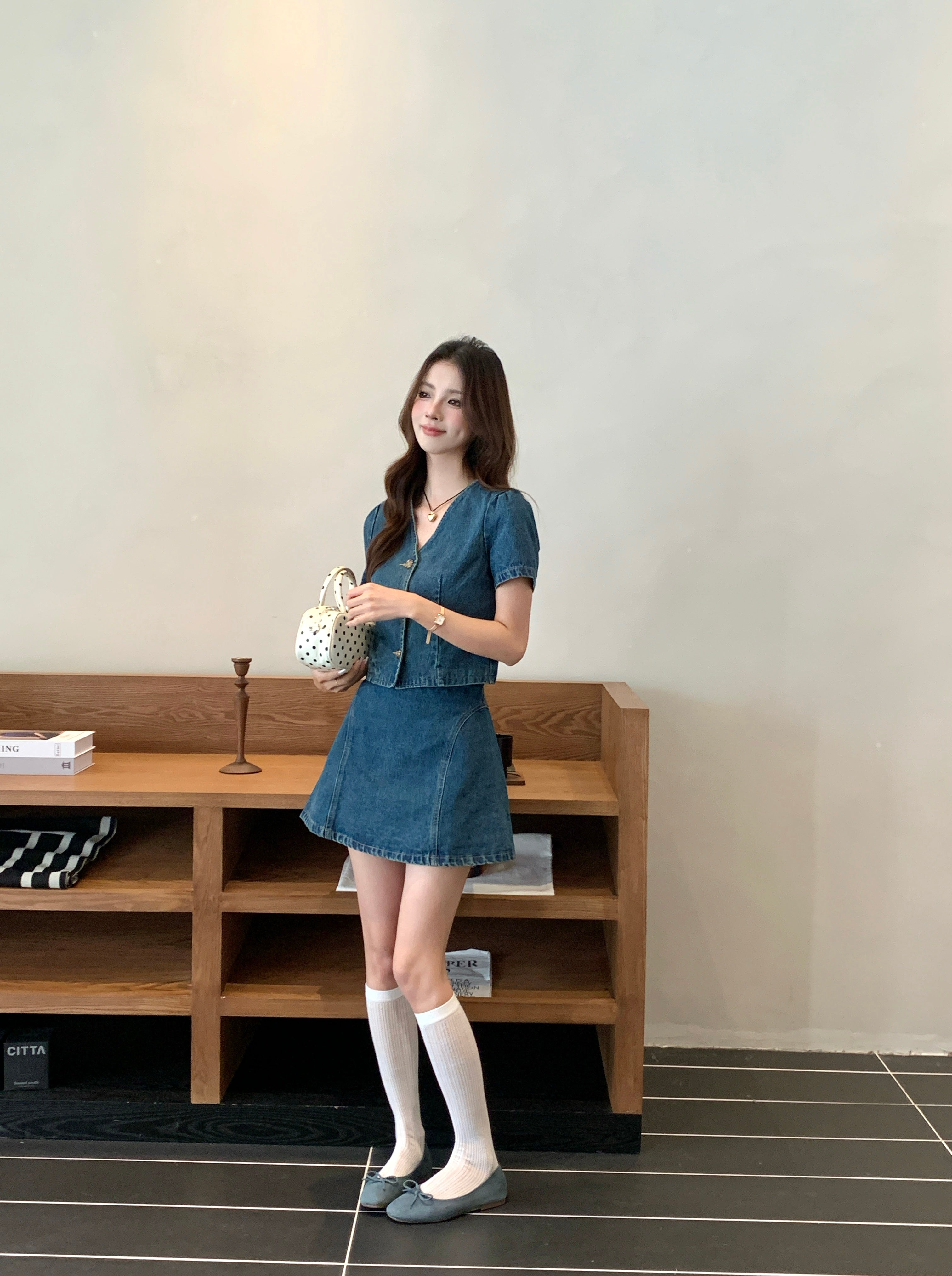 Noa Denim Top