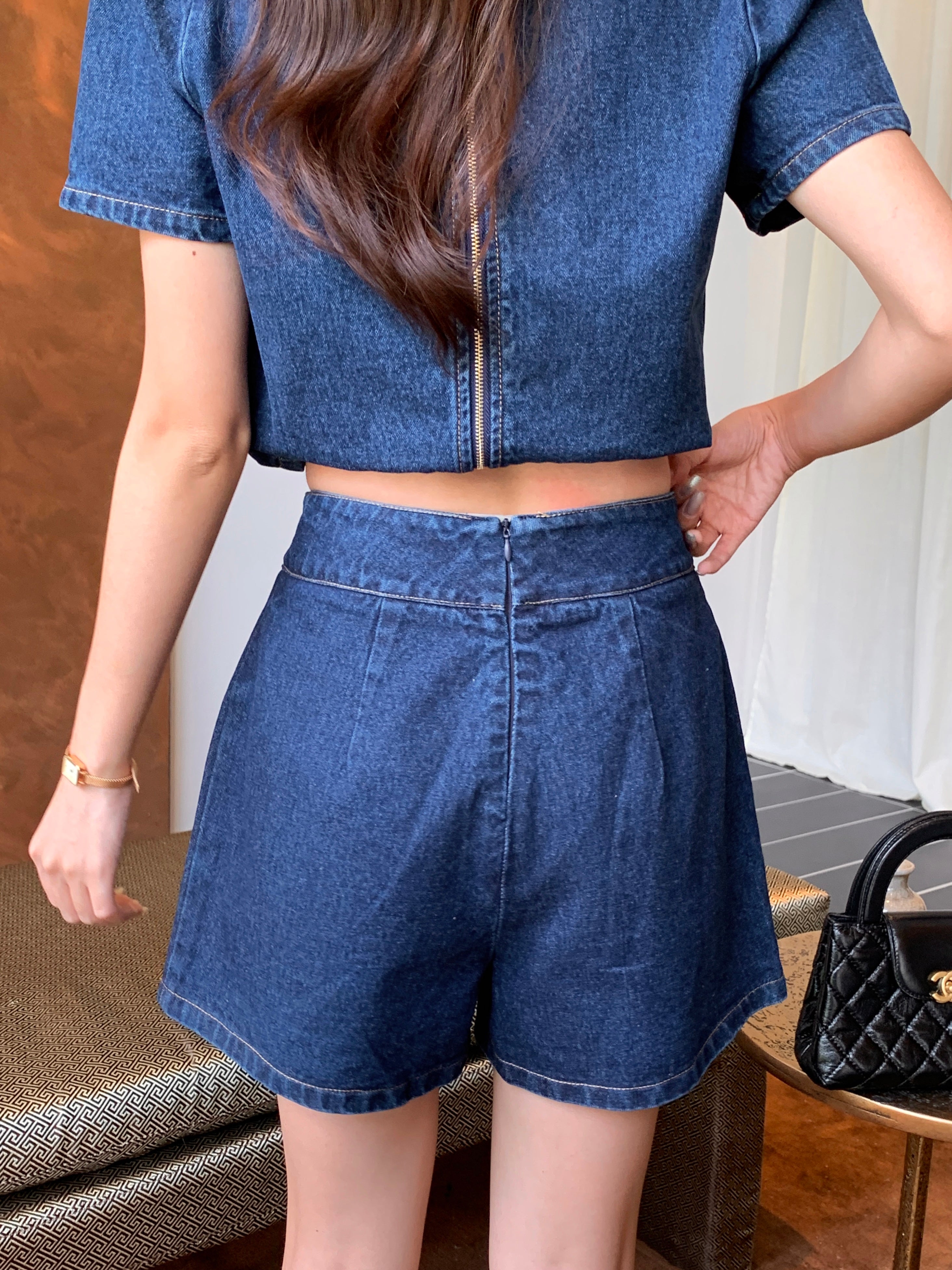 Haneul Denim Skort