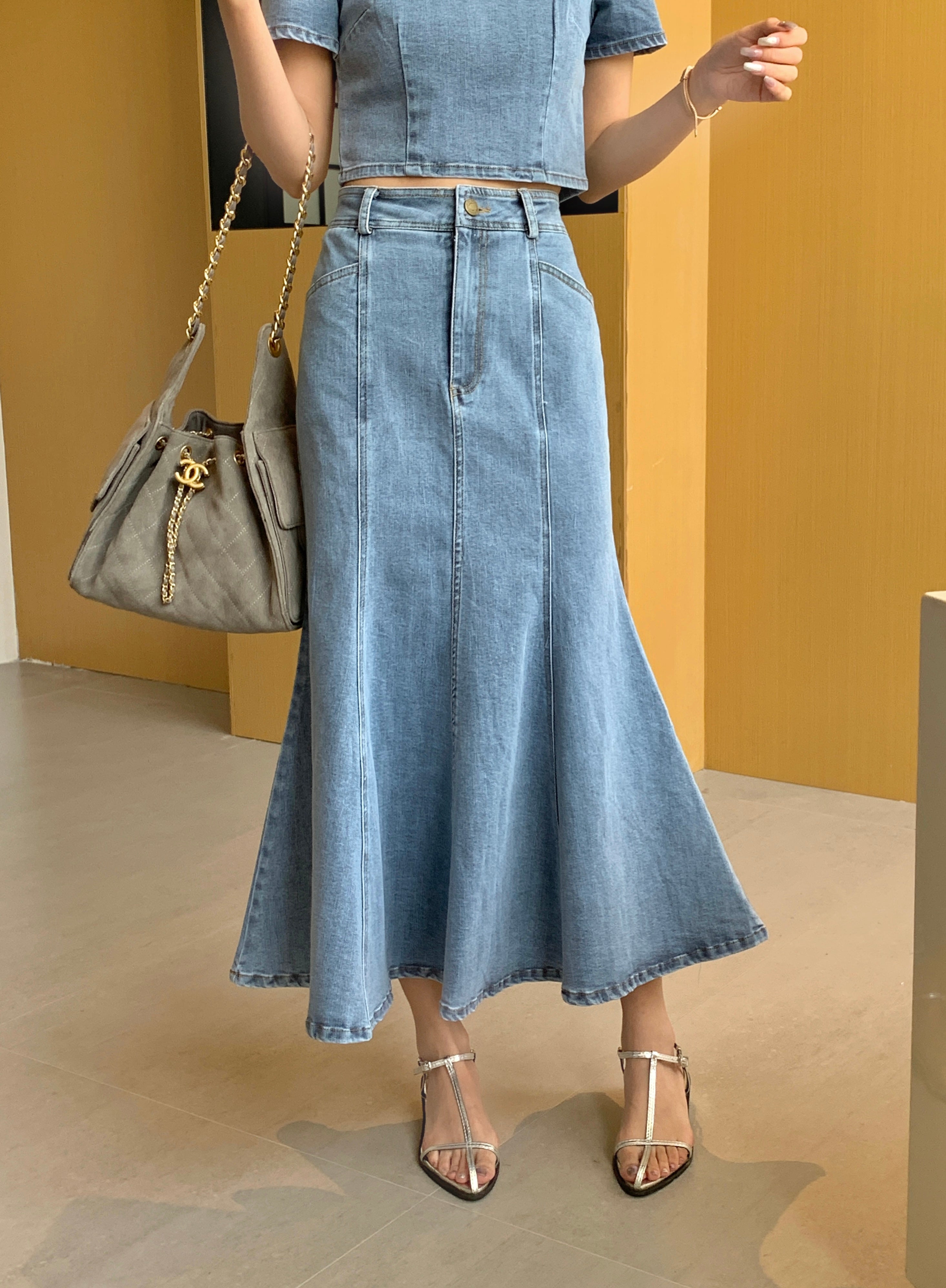 Seori Denim Skirt