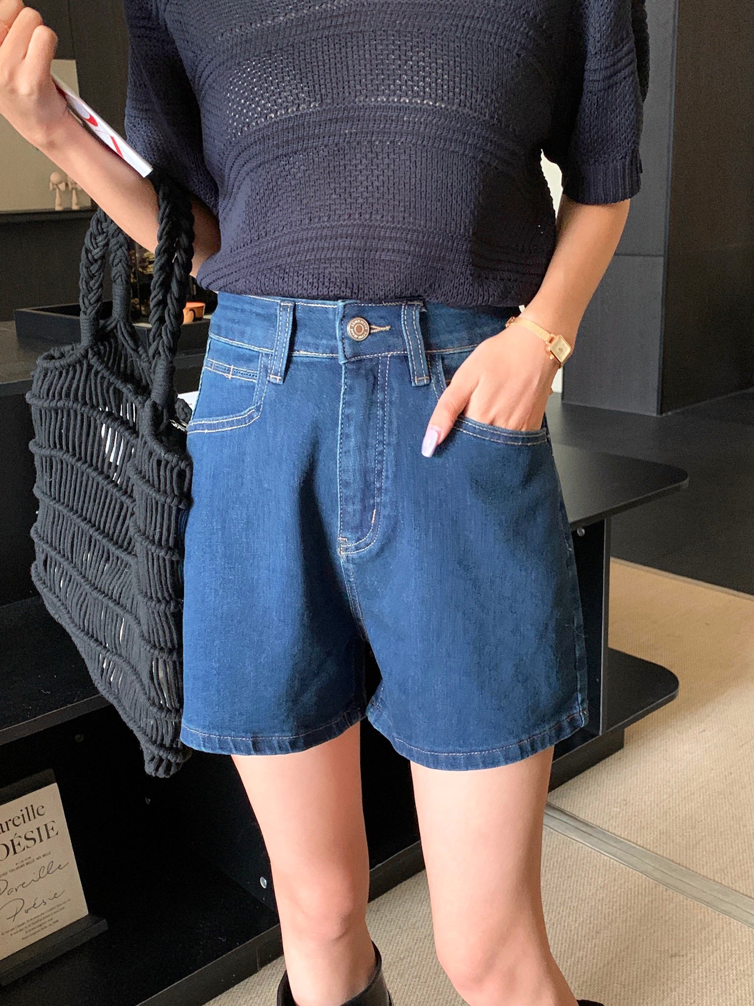 Collin Denim Shorts