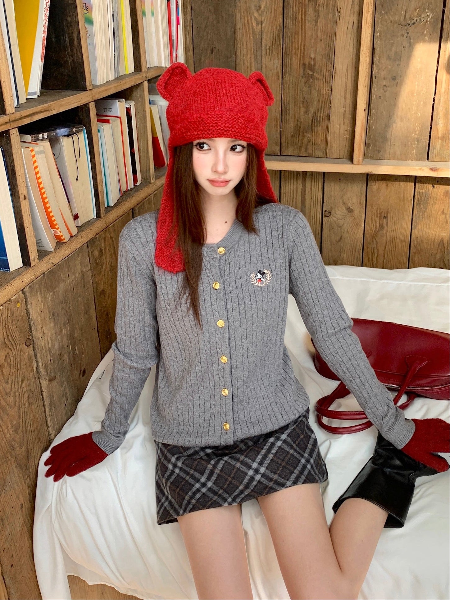 Mickey Knitted Cardigan