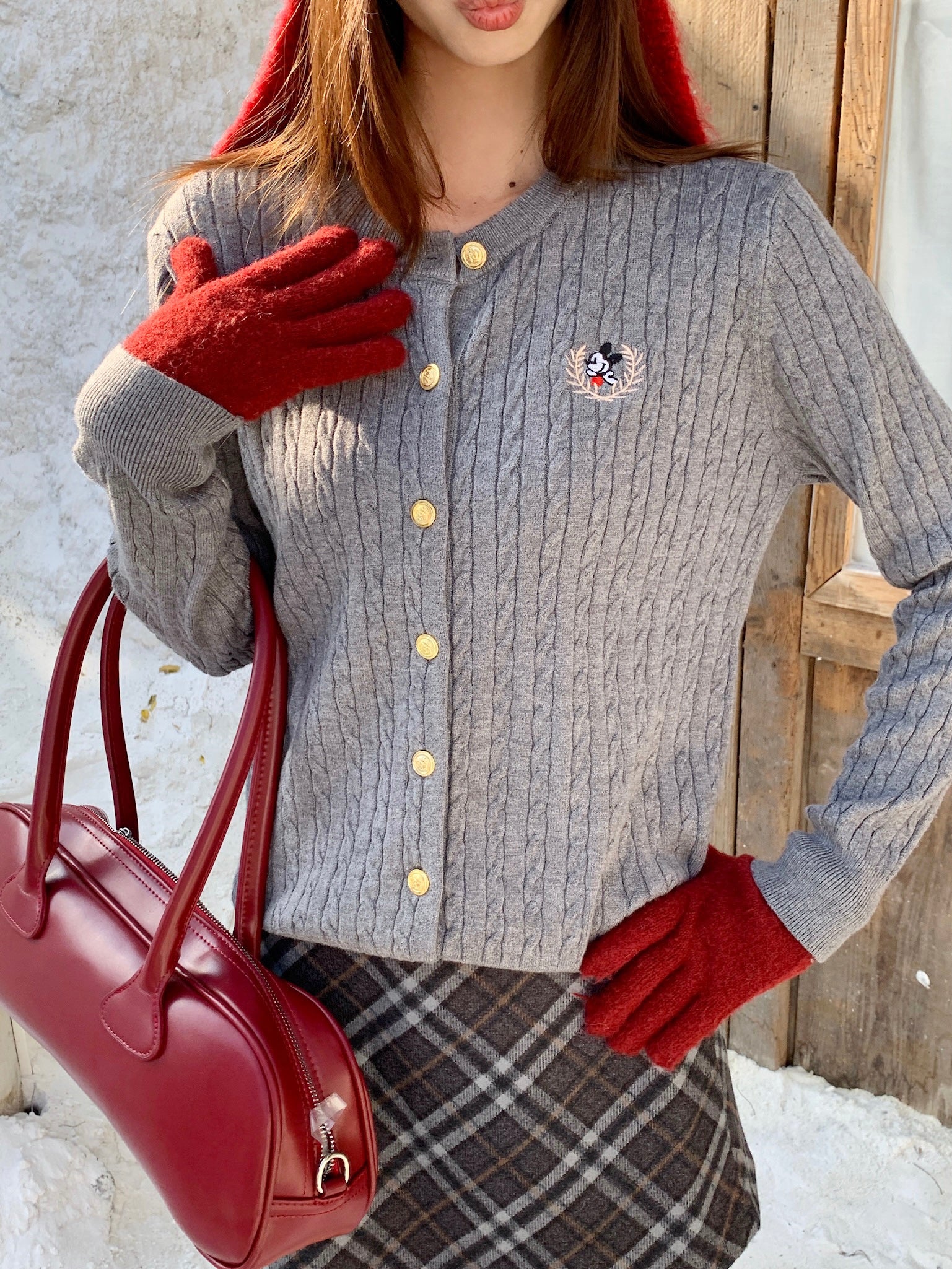 Mickey Knitted Cardigan