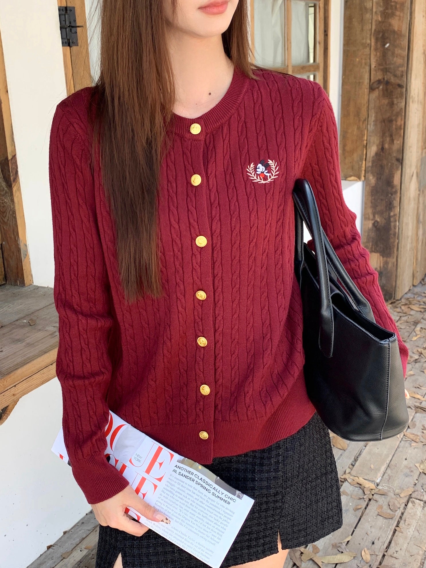 Mickey Knitted Cardigan