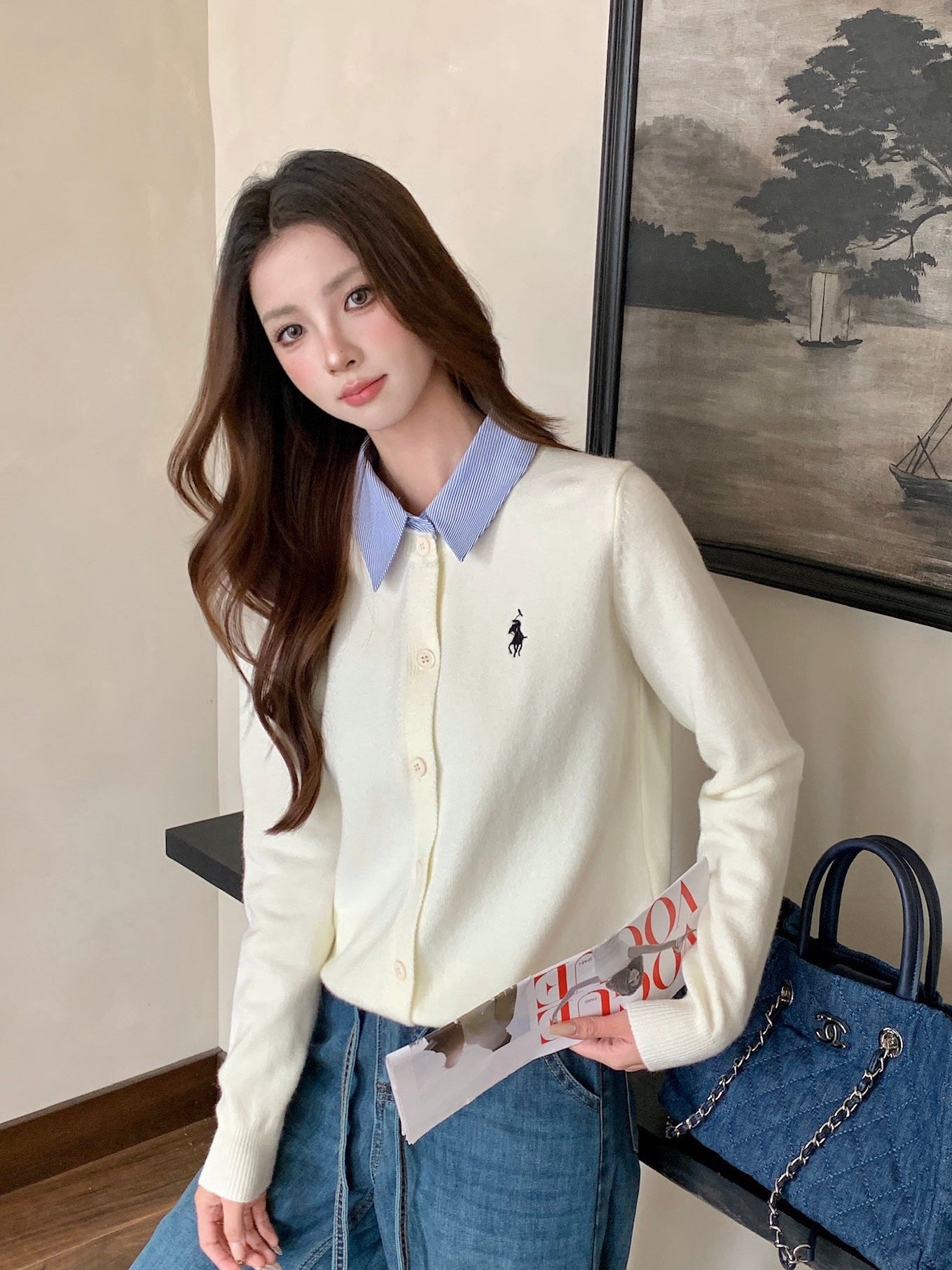 Mayor Layered Cardigan