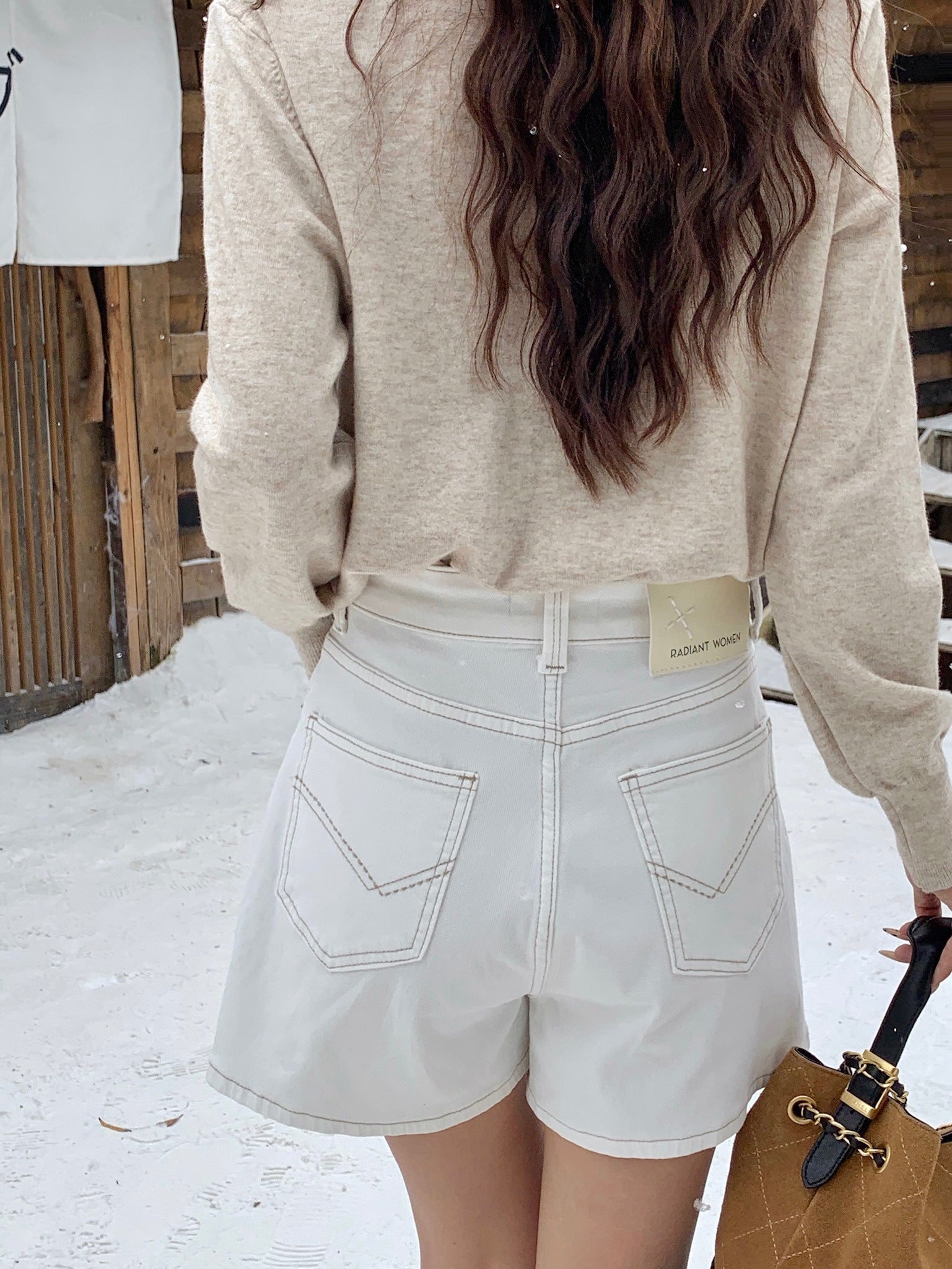 Marine Denim Shorts
