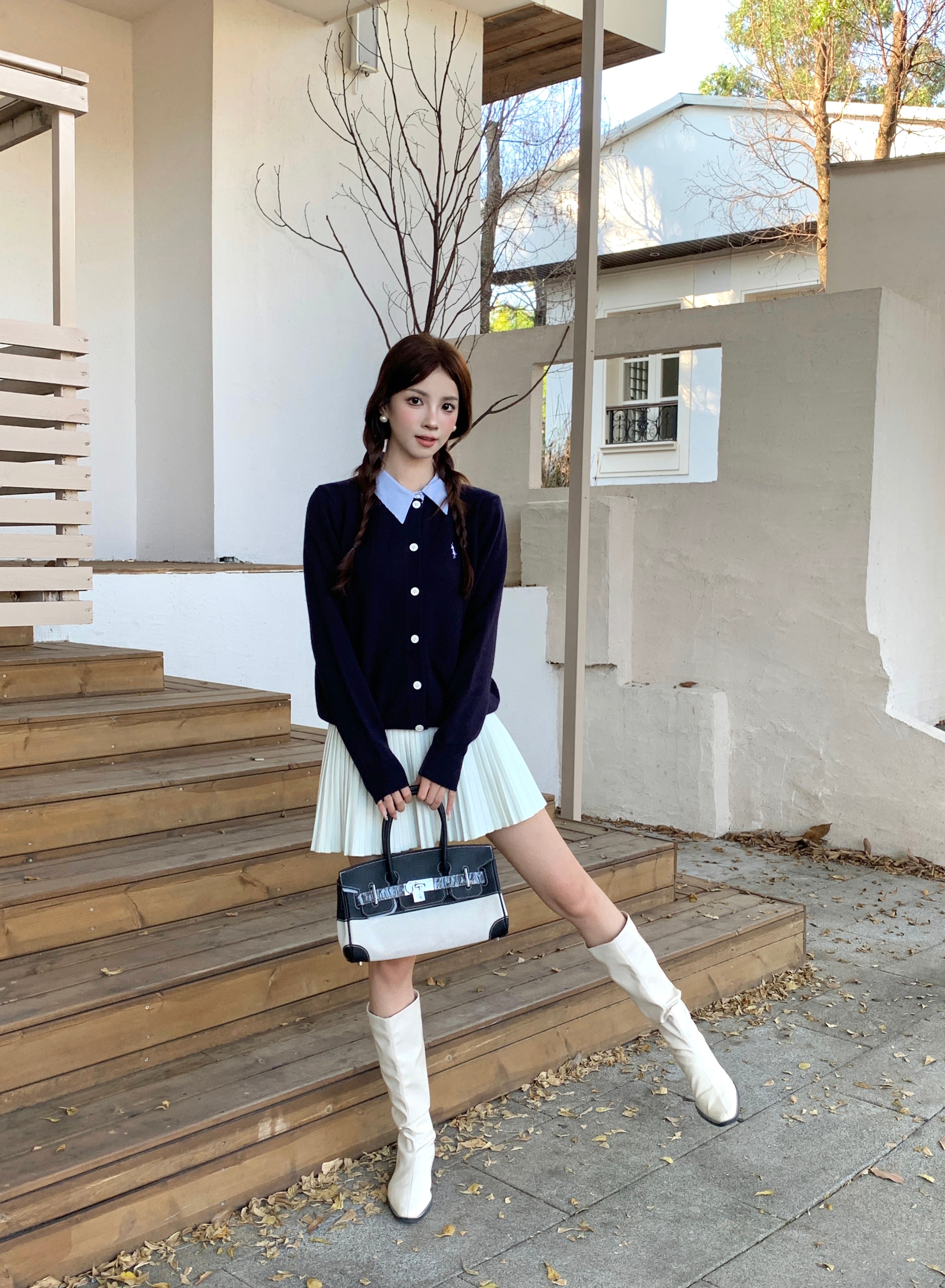 Mayor Layered Cardigan