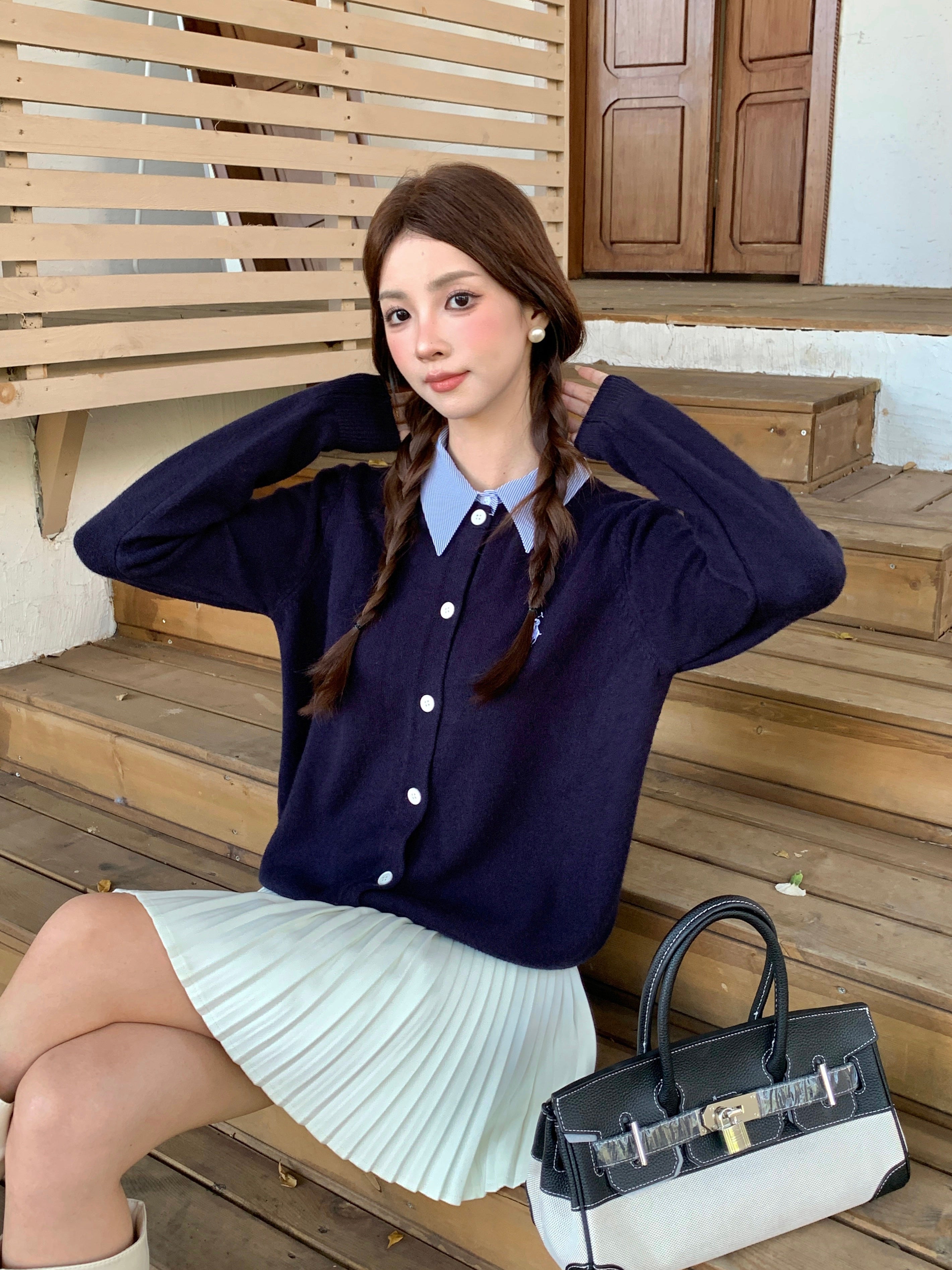 Mayor Layered Cardigan