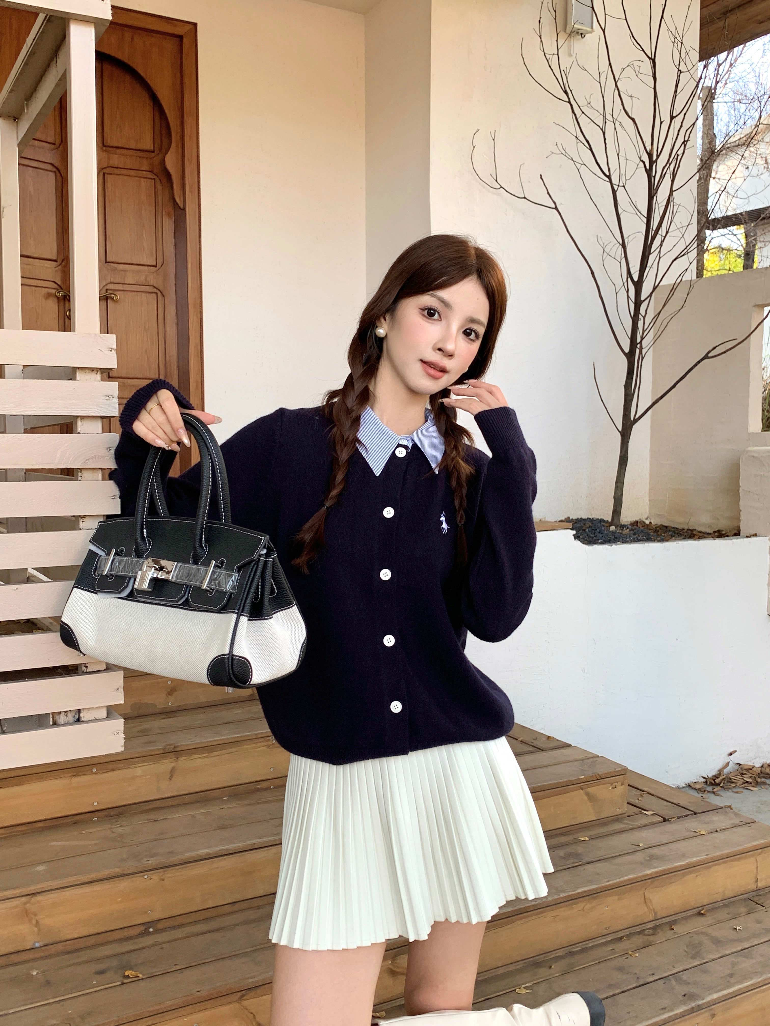 Mayor Layered Cardigan