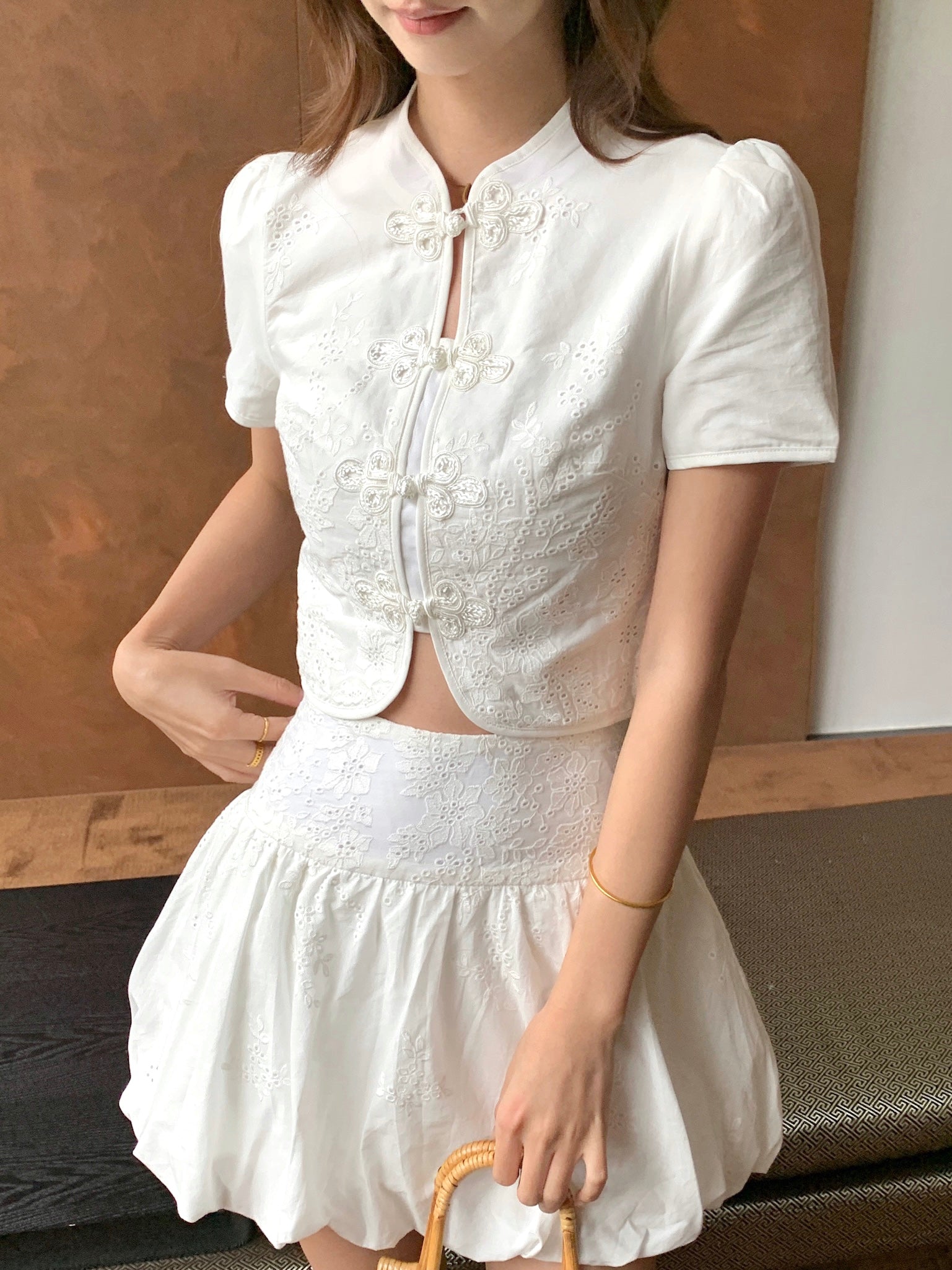 Jin Que Cheongsam Top