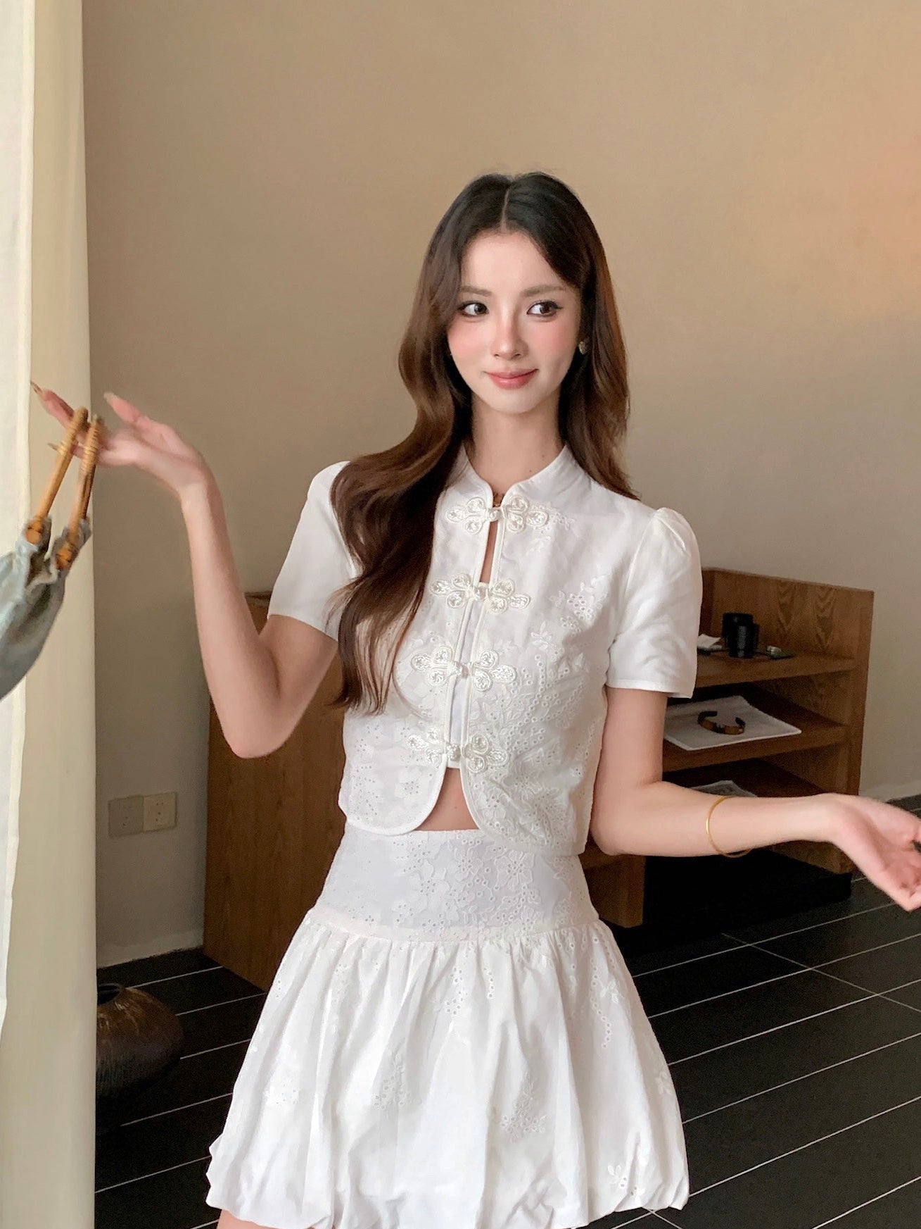 Jin Que Cheongsam Top