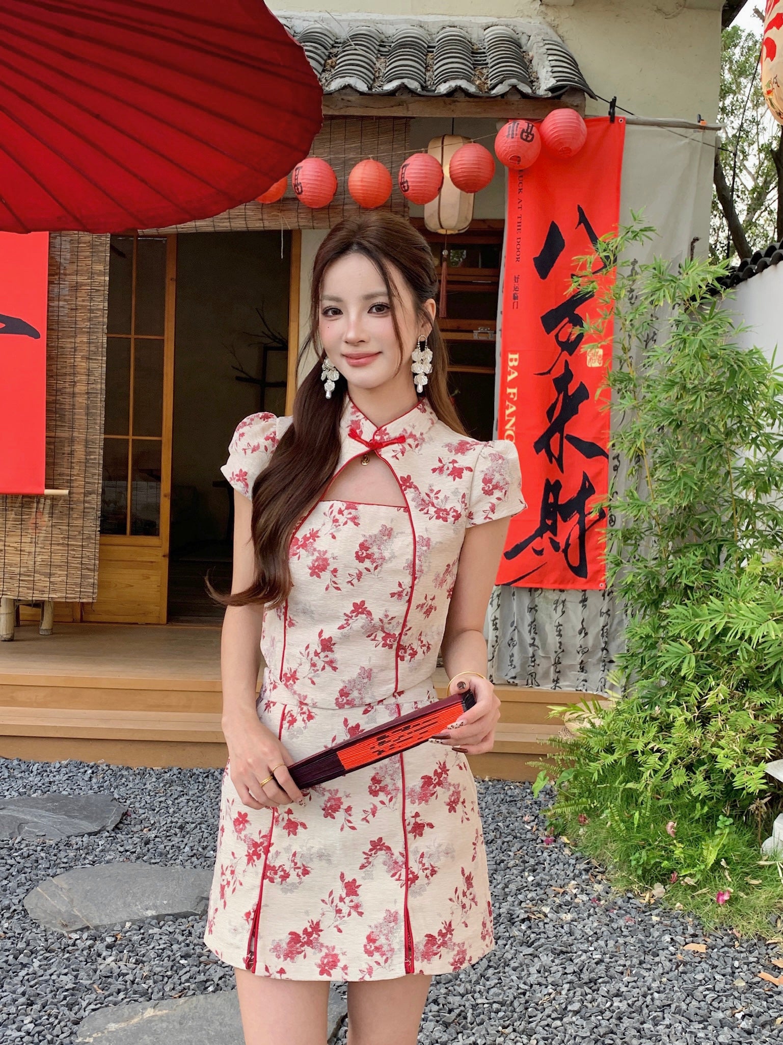 Xi Qing Cheongsam Top