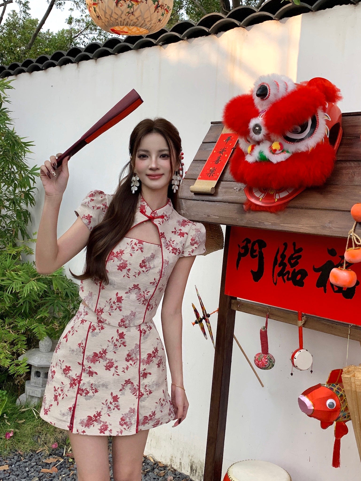 Xi Qing Cheongsam Top