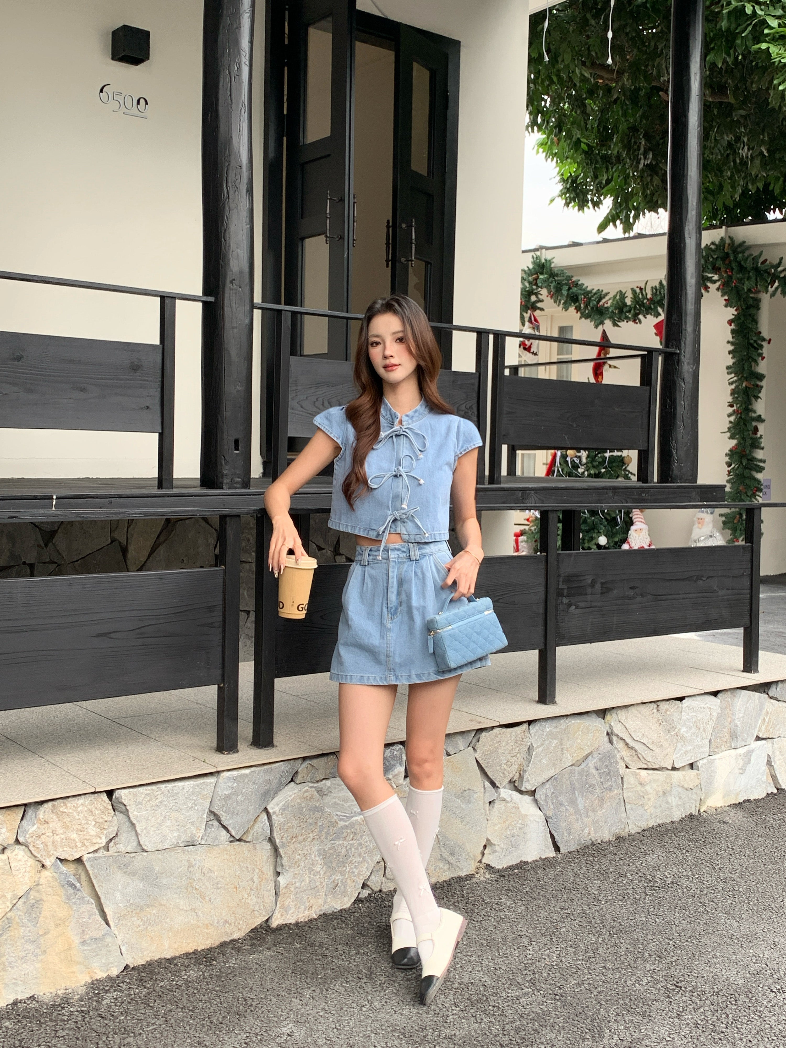 Sully Denim Top