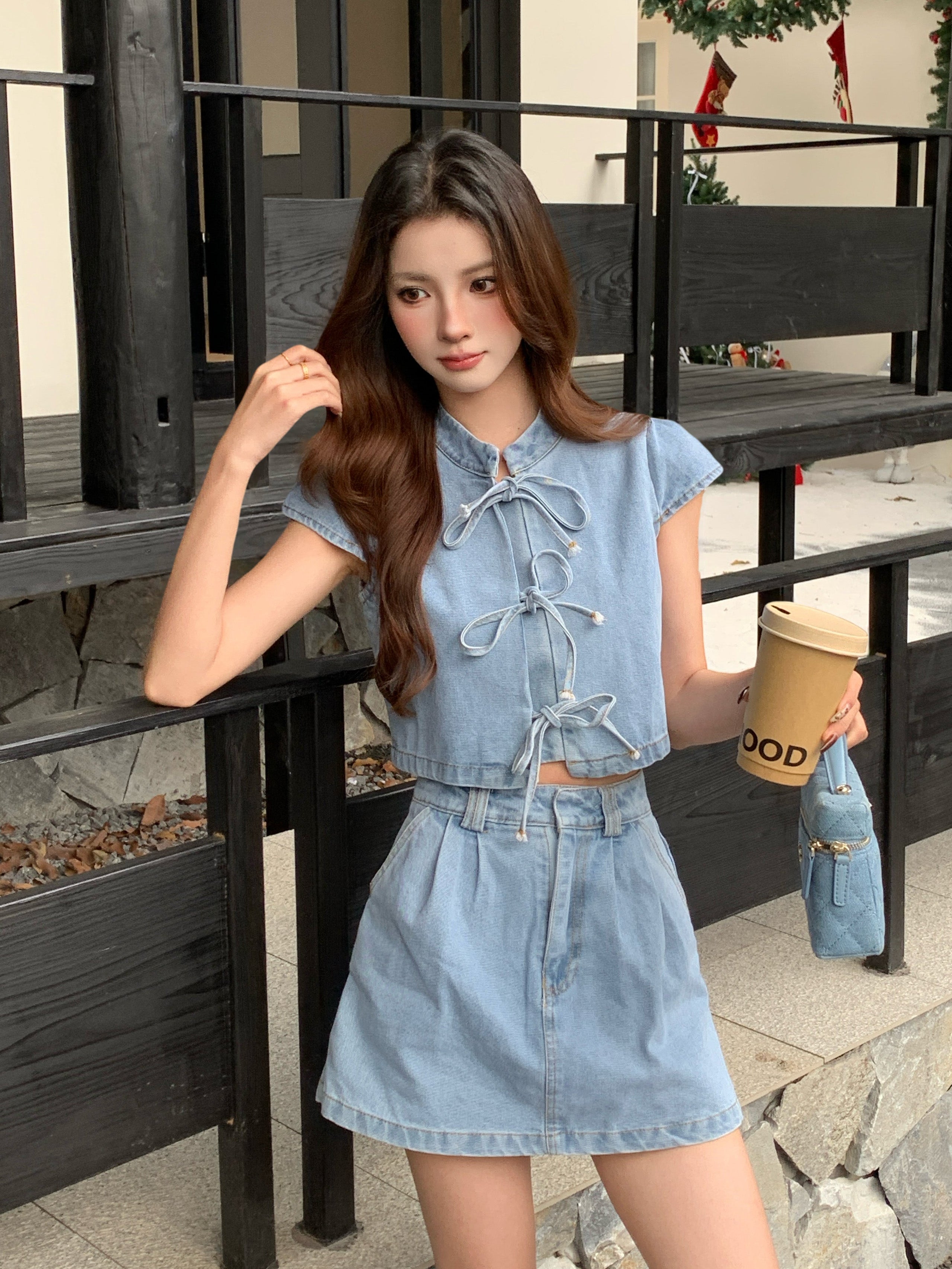 Sully Denim Top