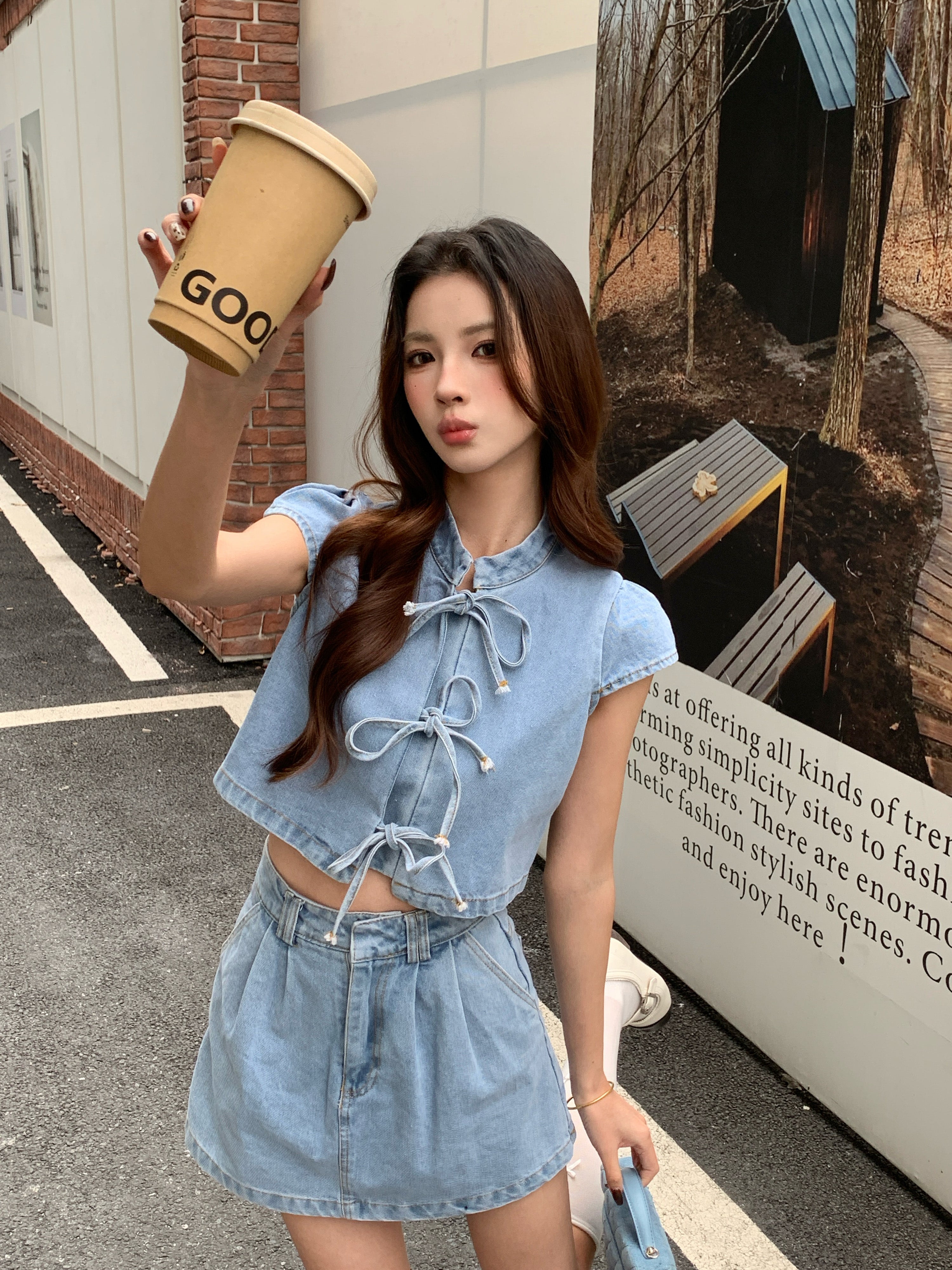 Sully Denim Top
