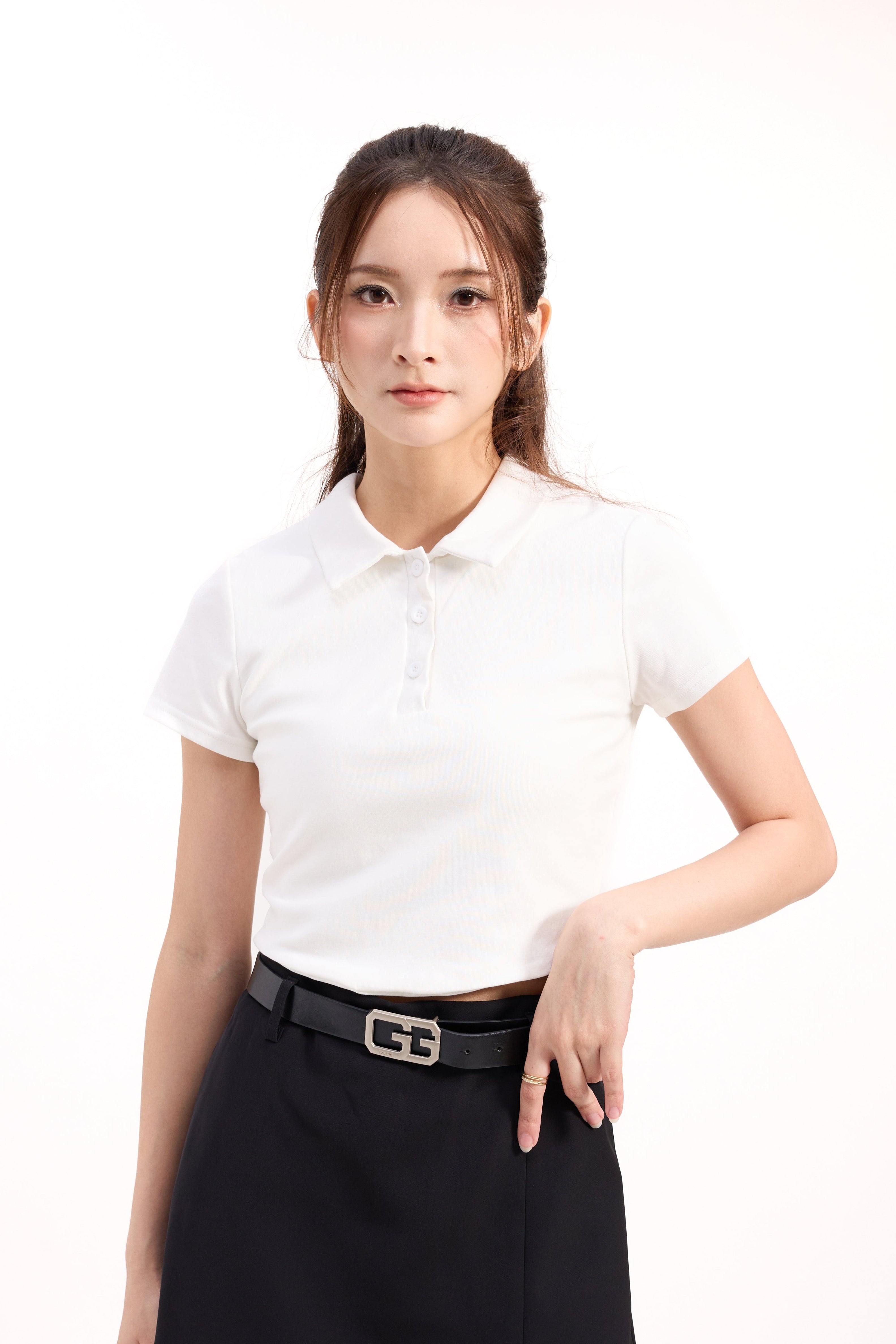 Kora Polo Crop Top