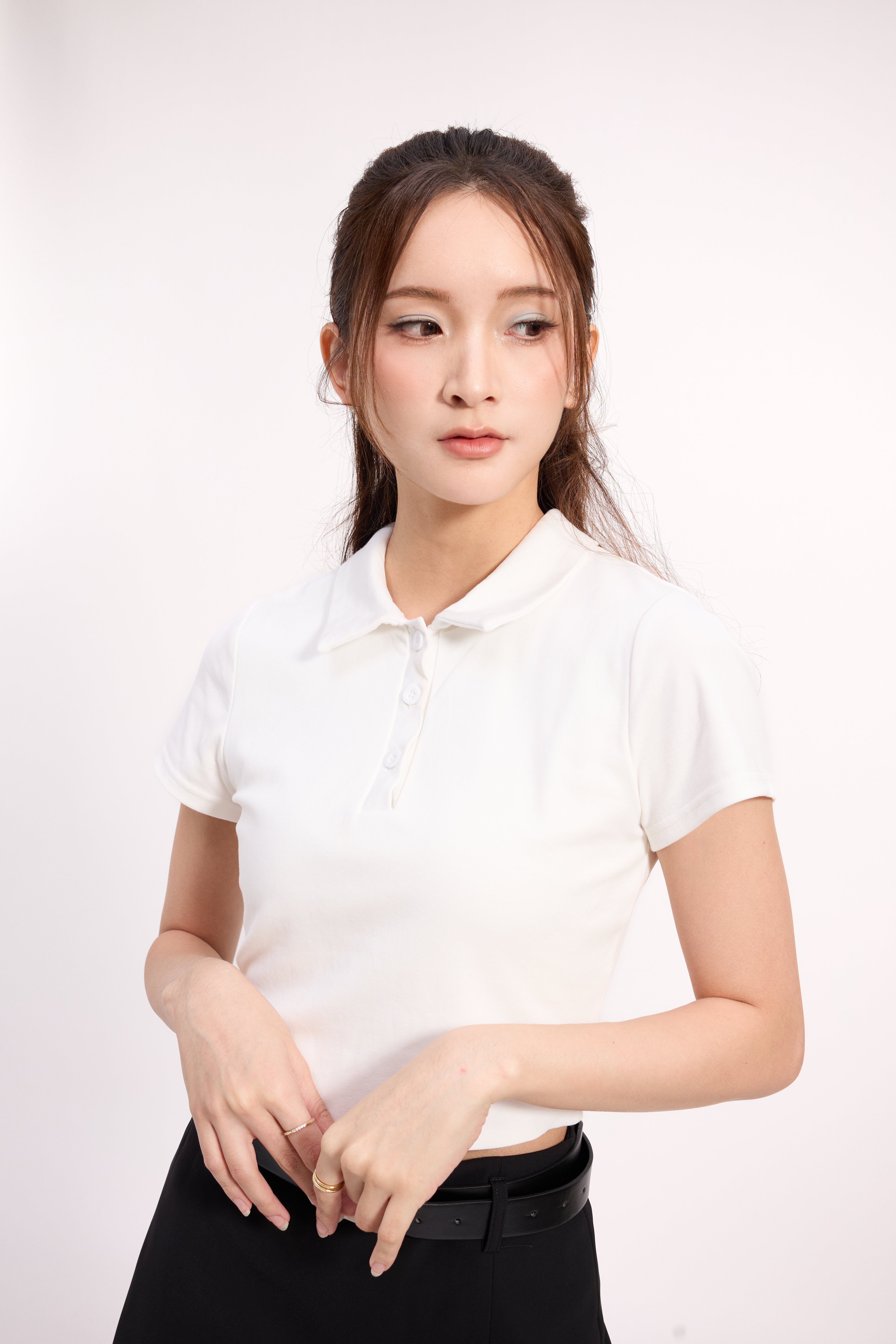 Kora Polo Crop Top